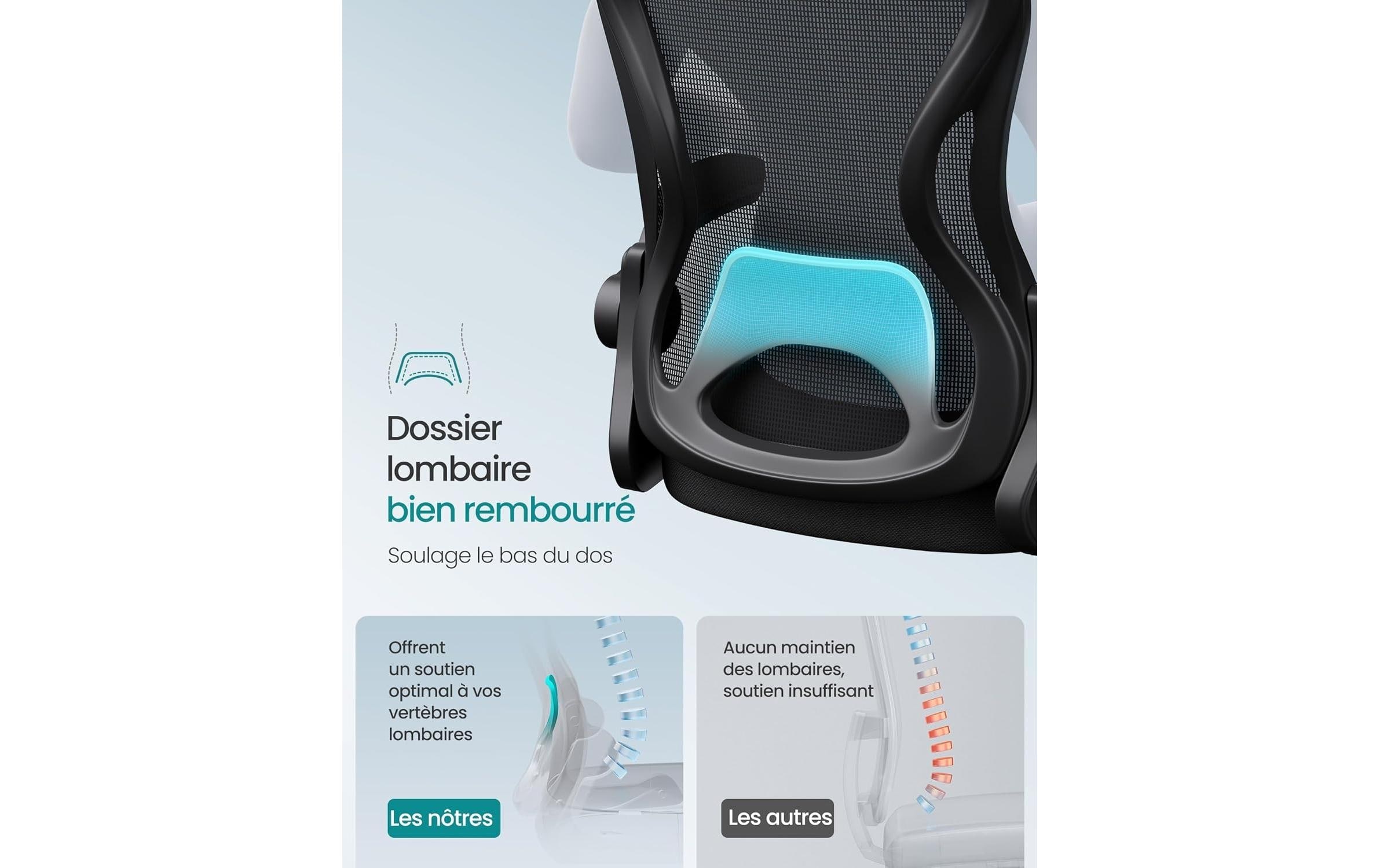 SONGMICS Chaise pivotante »mit Armlehnen« ()