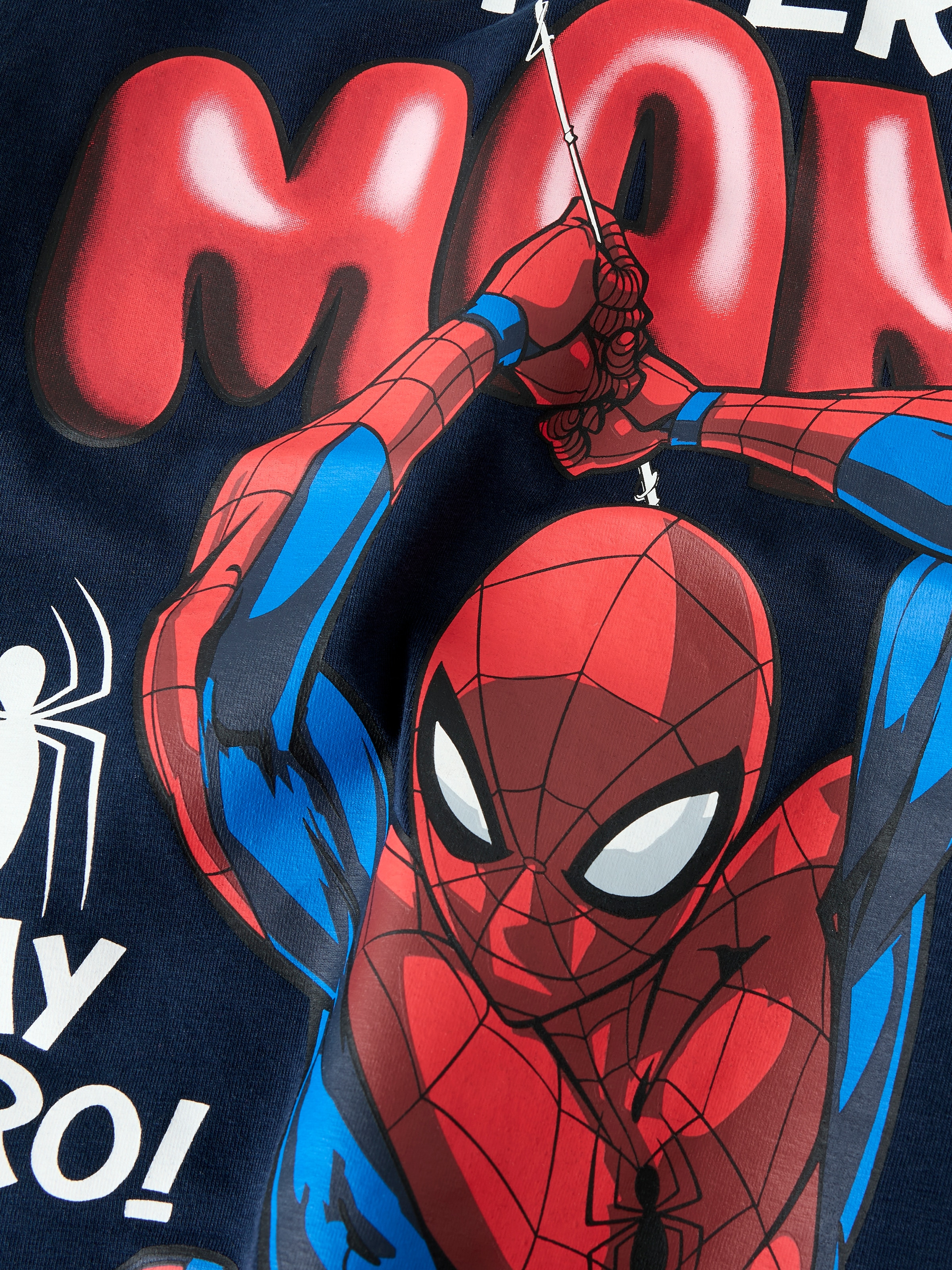 Name It T-shirt à manches courtes »NMMMARVIN SPIDER SS NREG TOP  NOOS MAR« Baumwollmischung, Spider-Man Druck
