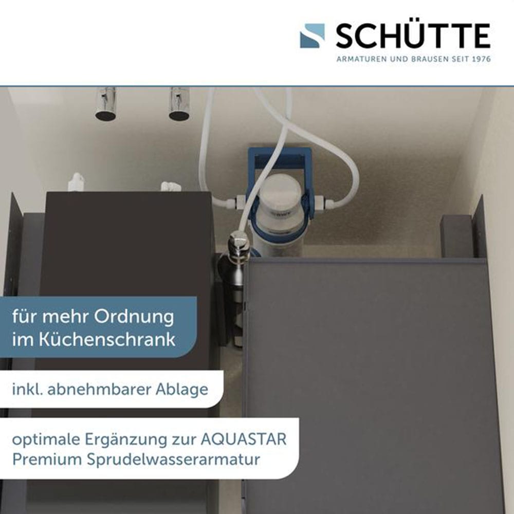 Schütte Système de tri des déchets »Aquastar« 2 Behälter à encastrer, 60cm, 2 compartiments, tiroir, couvercle
