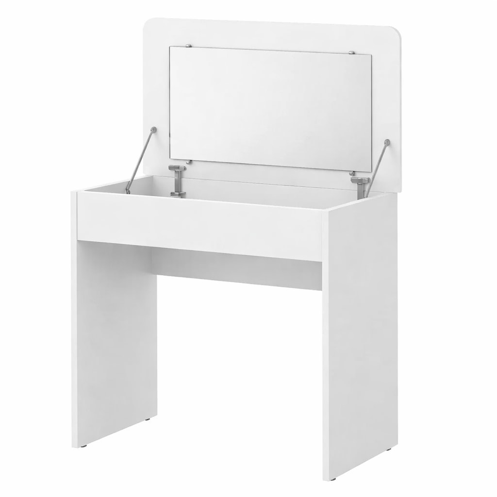GOODproduct Schminktisch »Trympo 7, Kosmetiktisch, Frisiertisch, Schminkkommode, Toilettentisch« Schminktisch mit Spiegel und Stauraum, Breite 80cm