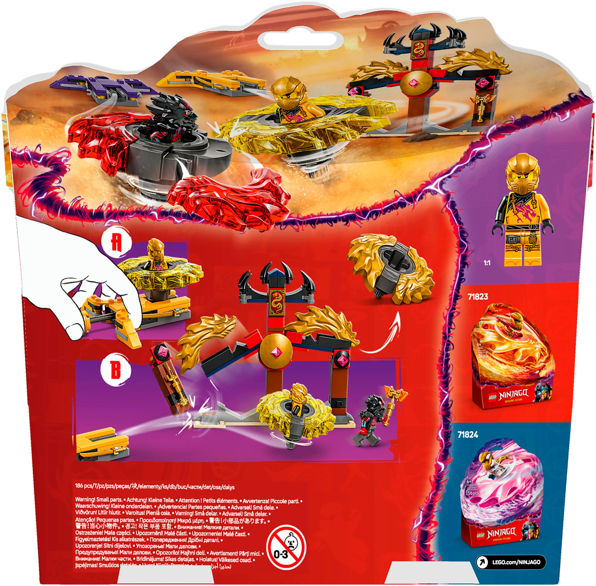 LEGO® Pions de construction »Drachen-Spinjitzu Battle Pack (71826), LEGO Ninjago« Made in Europe