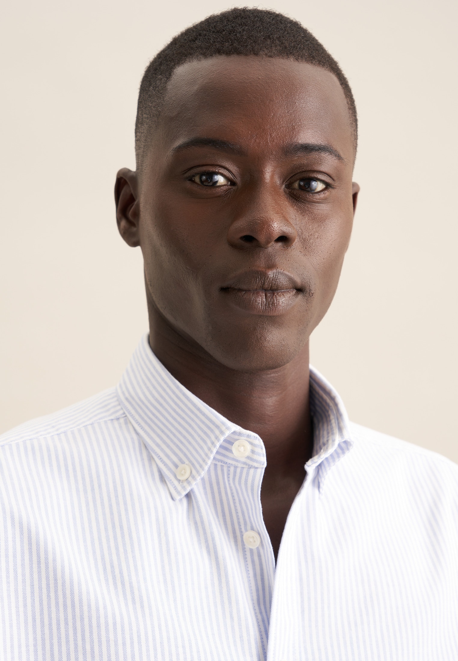 seidensticker Businesshemd Regular 1/1 Button-Down-Kragen Gestreift