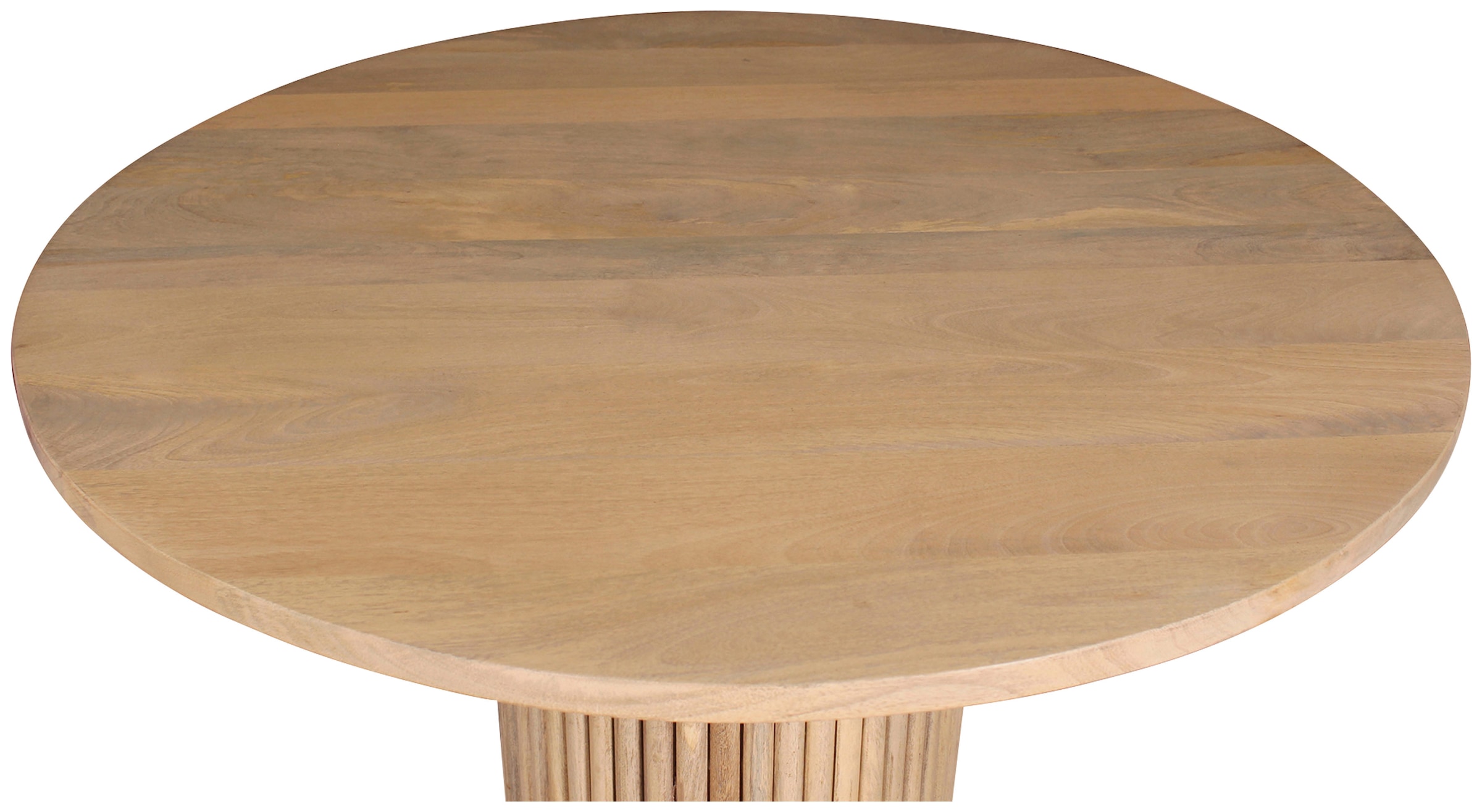 SIT Table de salle à manger »Ribbed Side Table High« avec pied colonne au look côtelé extravagant