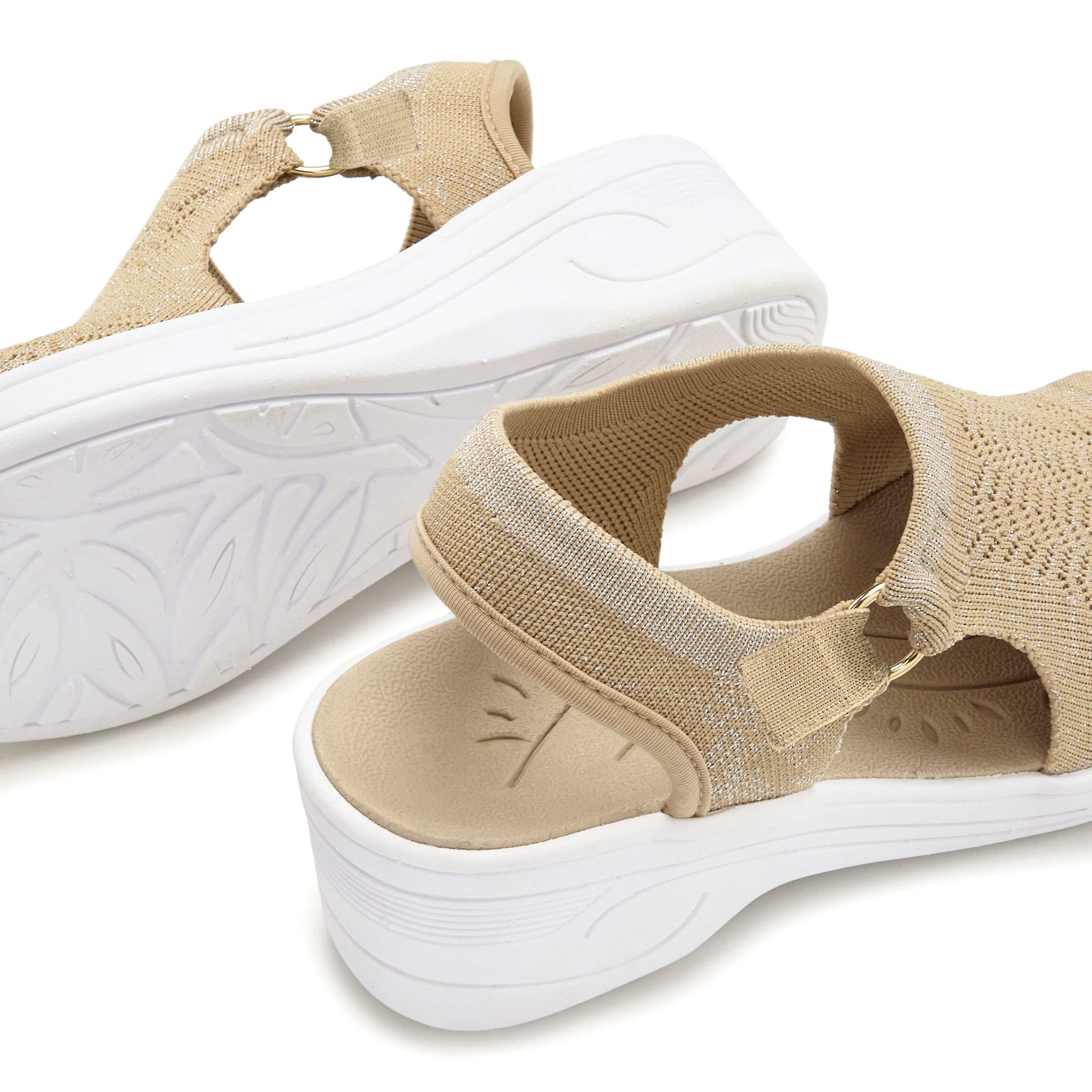 Vivance Sandales »Sandale, Sommerschuh, offener Schuh, Keilsandalette,«  NEU mit Keilabsatz und Klettverschluss VEGAN