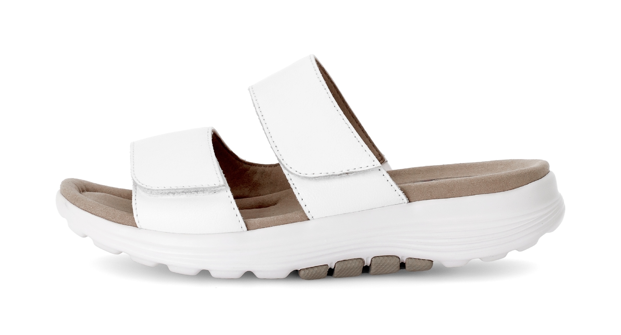rollingsoft Pantolette  Compensée, chaussure à enfiler, chaussure d'été en largeur confort G (=large)
