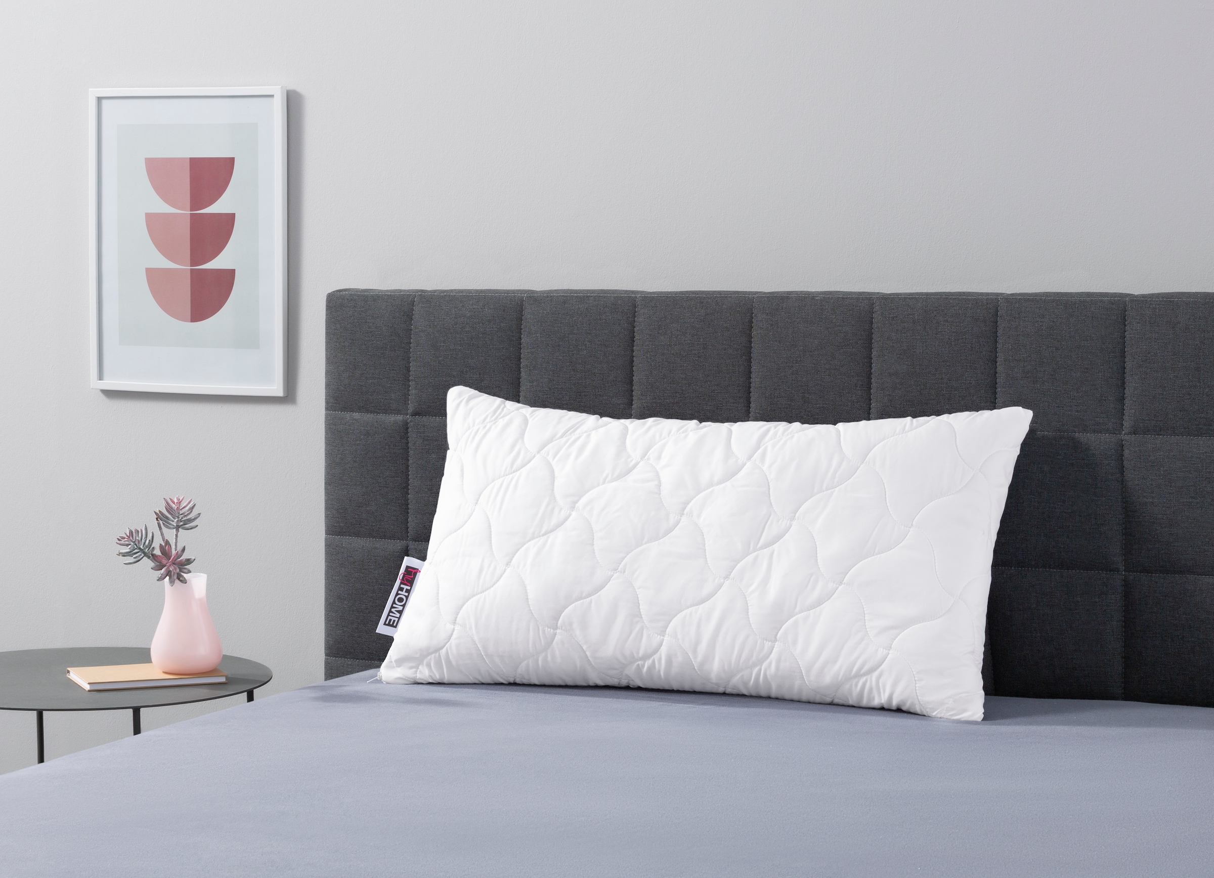 my home Oreiller en microfibre »Fantasy Kopfkissen 40x80 oder 80x80 cm, Made in Germany« Füllung: 100% ökologisches, klimaregulierendes Polyester 1 cuis tlg. Bezug Polyester oder recyceltem Polyester oder Baumwolle (ECO)