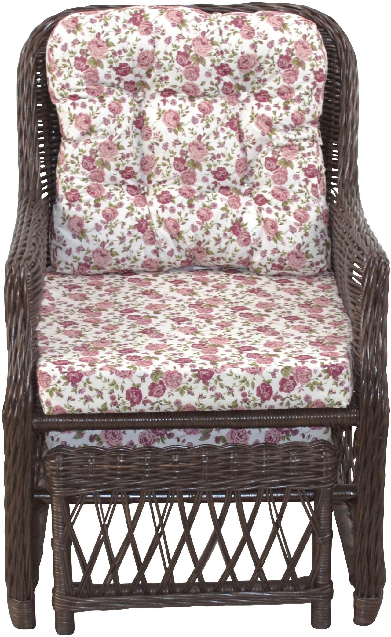 Home affaire Chaise en rotin () Handarbeit, Masse (B/T/H): (67/75/91)