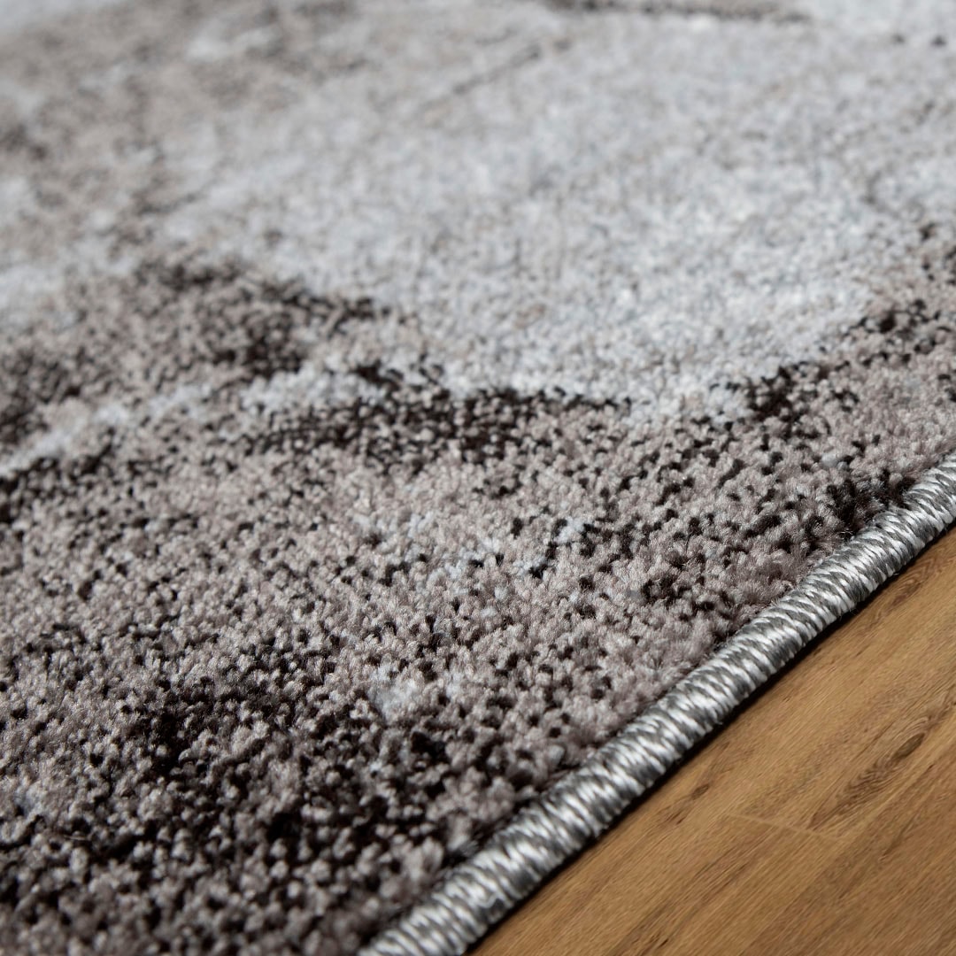 my home Teppich »Sonnenhang« rechteckig 9 mm Höhe mit besonders weichem Flor, Kurzflor, modernes Marmor Design