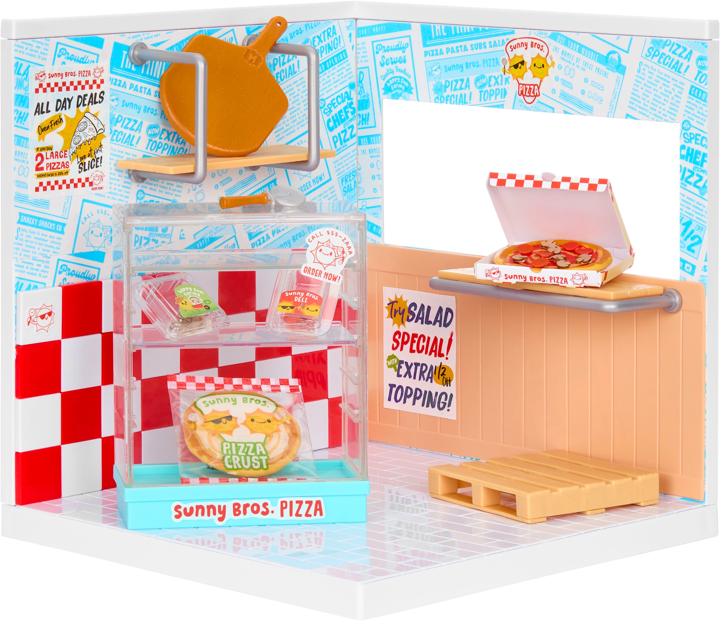 MGA ENTERTAINMENT Kreativset »MGA's Miniverse - Spaces Starter Pack- Pizza«