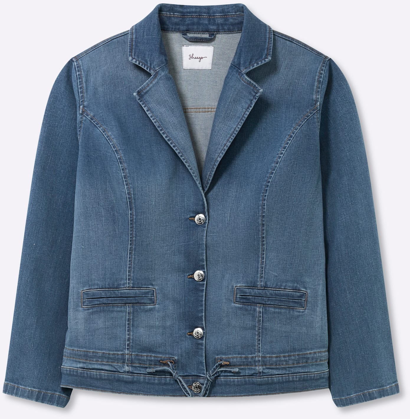Sheego Blazer en jean »Jeansblazer«