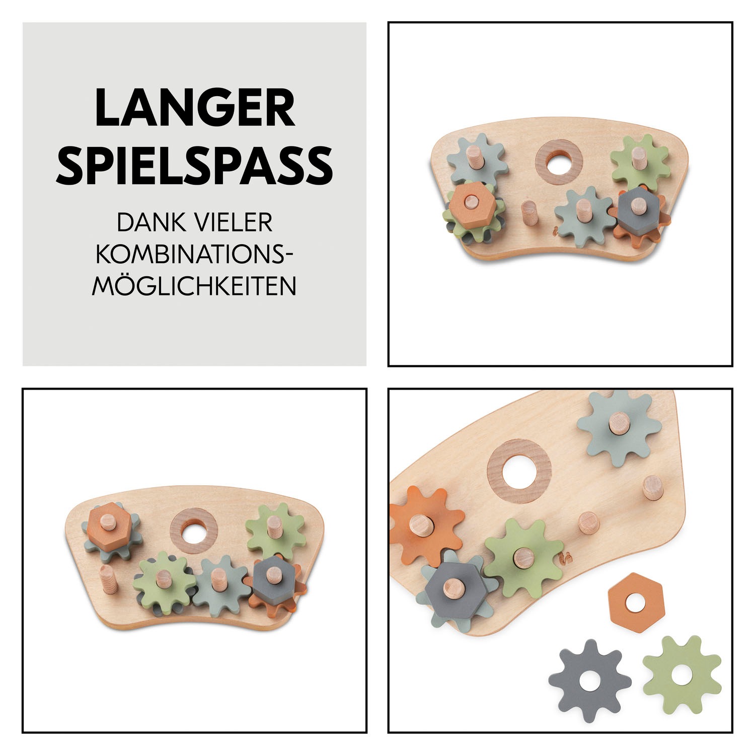 Hauck Planche de motricité »Play Repairing S Gears & Nuts« FSC® - schützt Wald