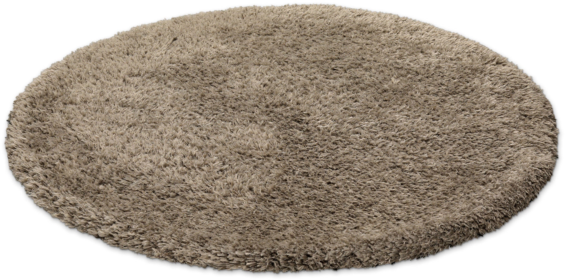 GOODproduct Tapis à poils longs »Josetta« Rond 50 mm Höhe Langflor, Shaggy, dichter weicher Hochflor, uni farben, Wohnzimmer
