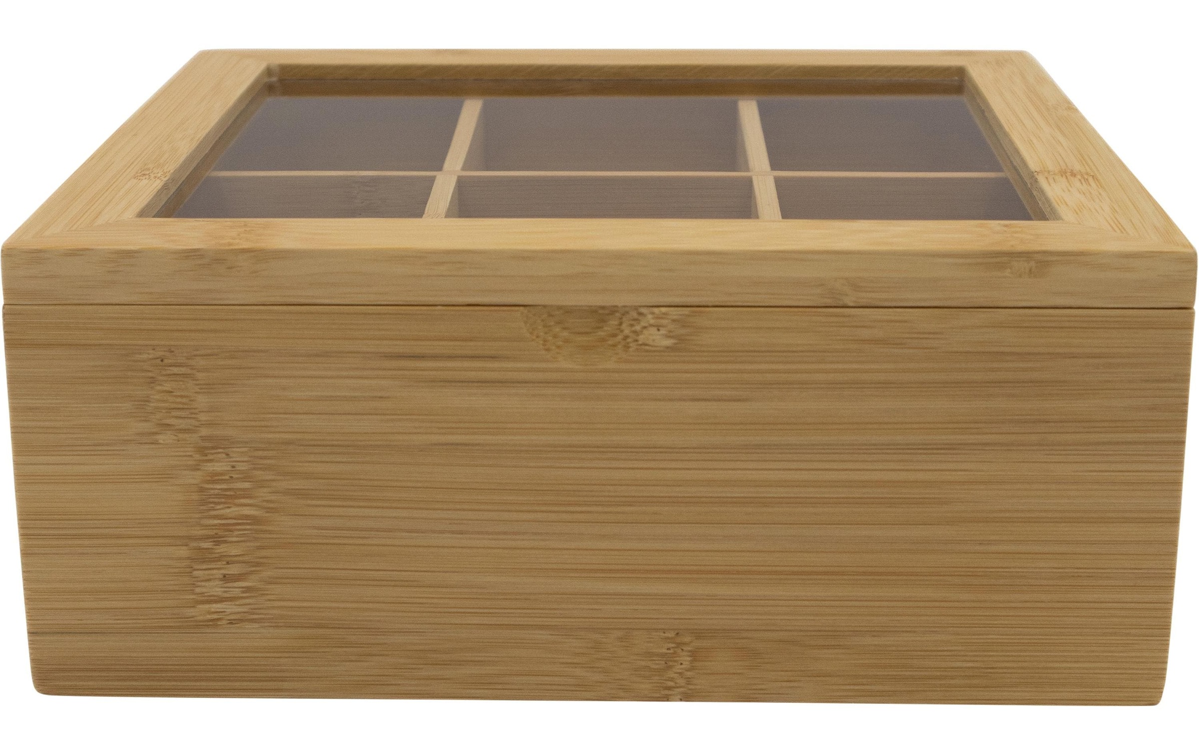   Teebox »Stronghold Bambus mit 6 Fächern, Nature« 1 Stk. tlg.