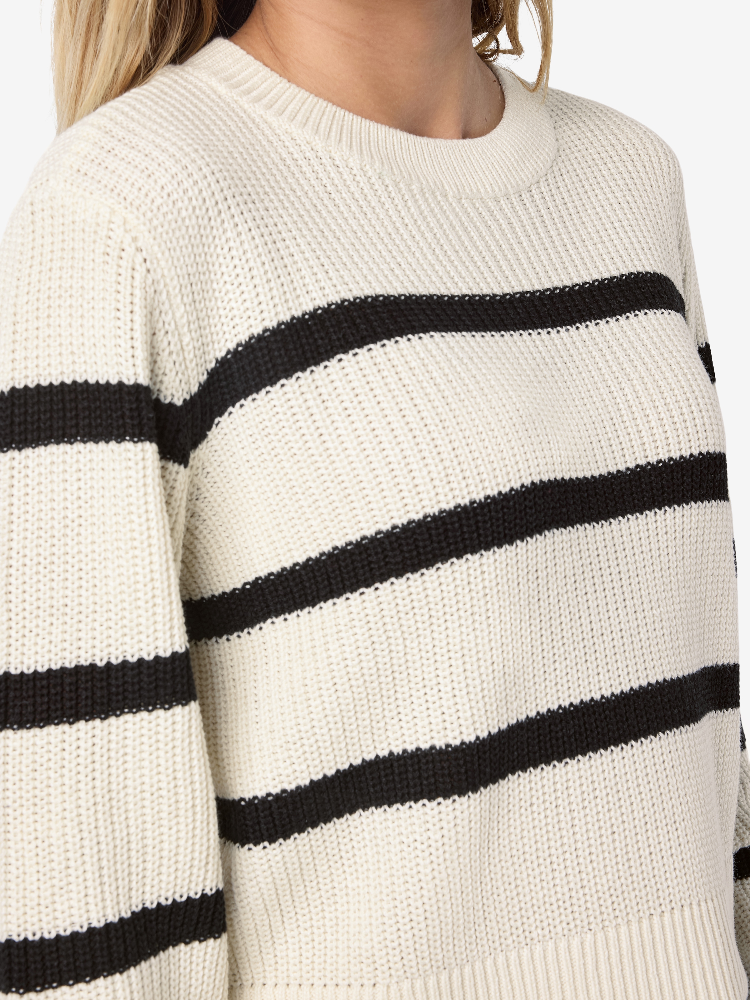 Noisy may Pull en tricot »NMMAYSA L/S STRIPE O-NECK KNIT NOOS«