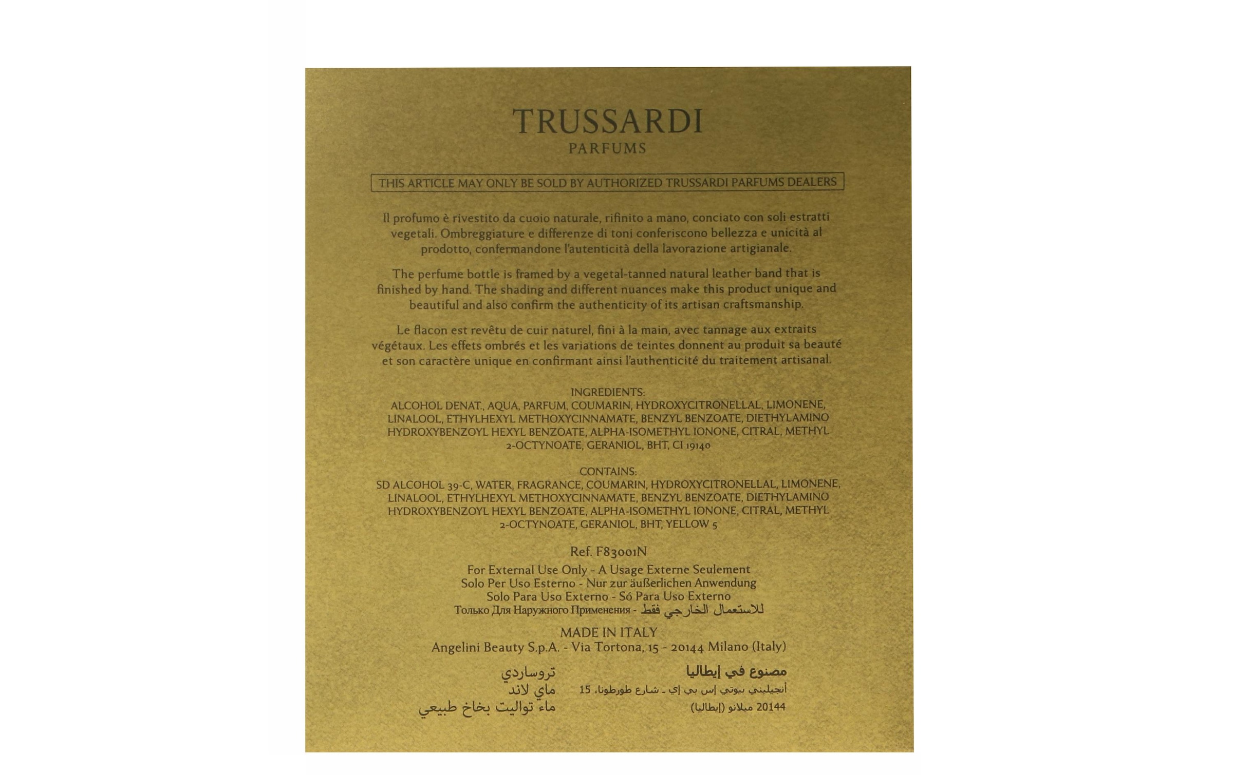 Trussardi Eau de toilette »My Land Pour Homme 50 ml«