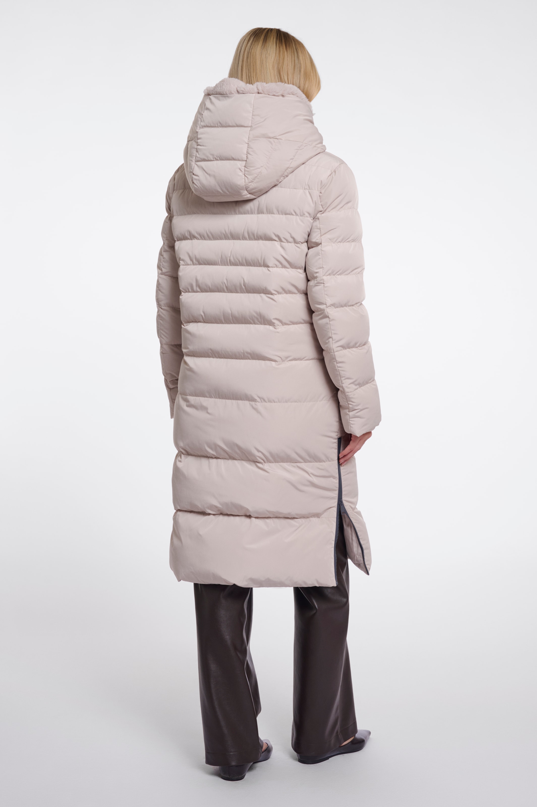 Rino & Pelle Manteau matelassé »KEILAFUR« mit Kunstfellfutter