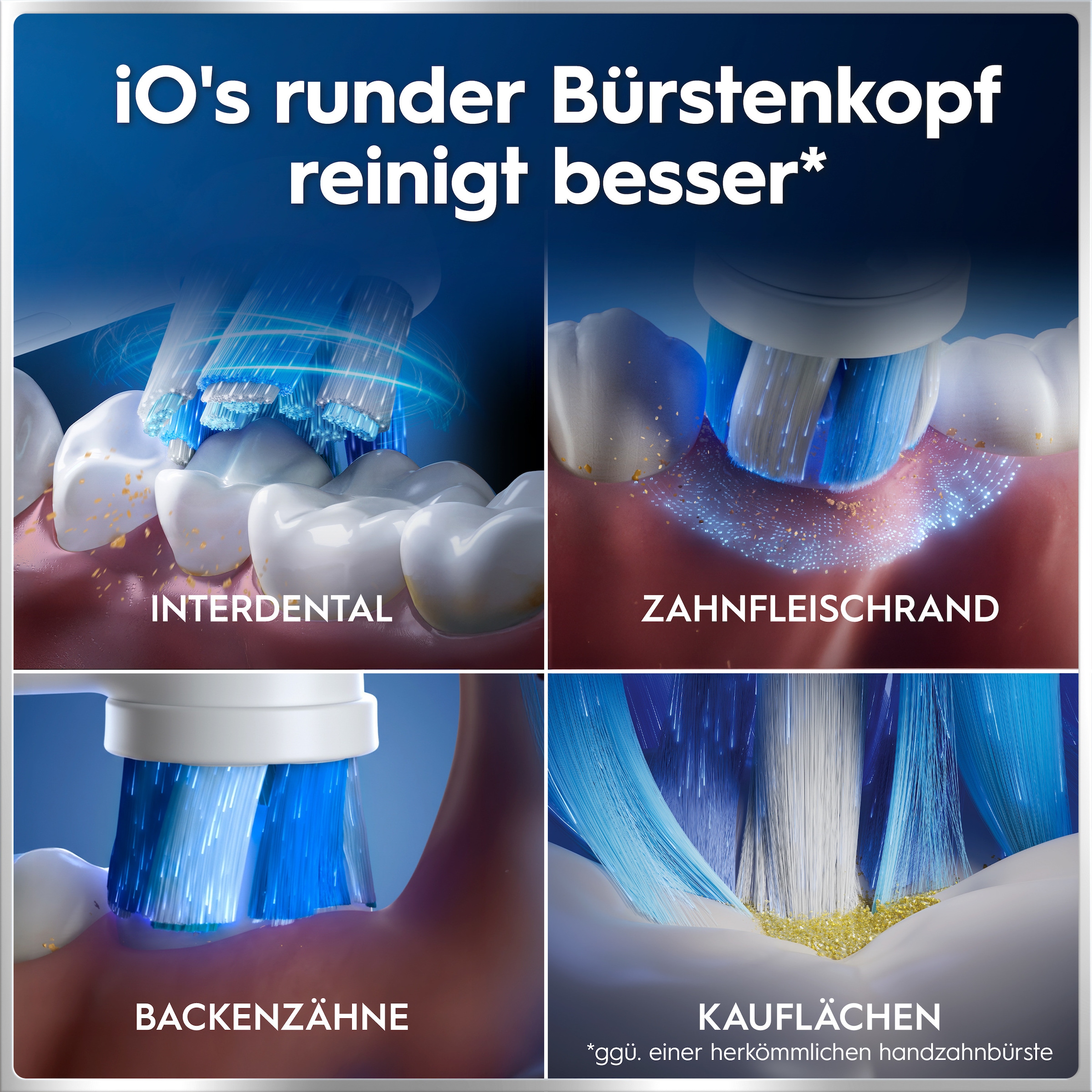 Oral-B Brosse à dents électrique »iO Series 6 N« 2 cuis Aufsteckbürsten technologie magnétique, écran et étui de voyage