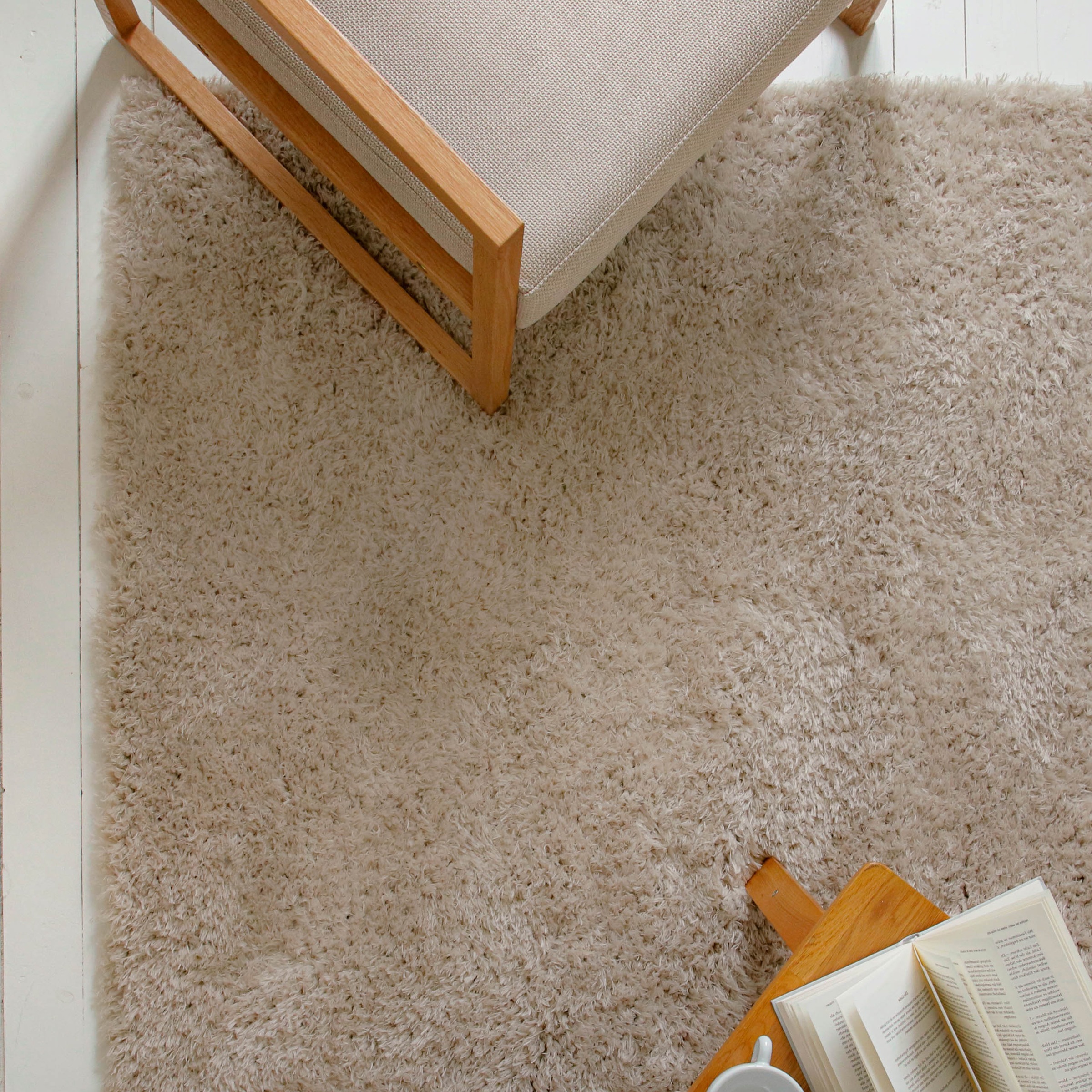 GOODproduct Tapis à poils longs »Josetta , auch als Läufer erhältlich« Rectangulaire 50 mm Höhe Langflor, Shaggy, dichter weicher Hochflor, uni farben, Wohnzimmer