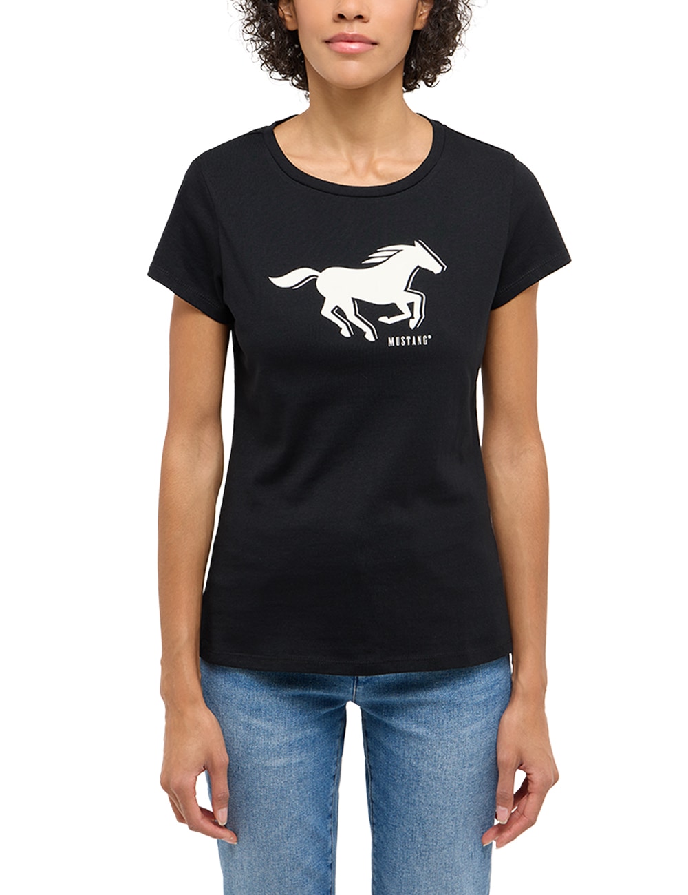 MUSTANG T-Shirt »MU-Loa« Figurbetonende Passform