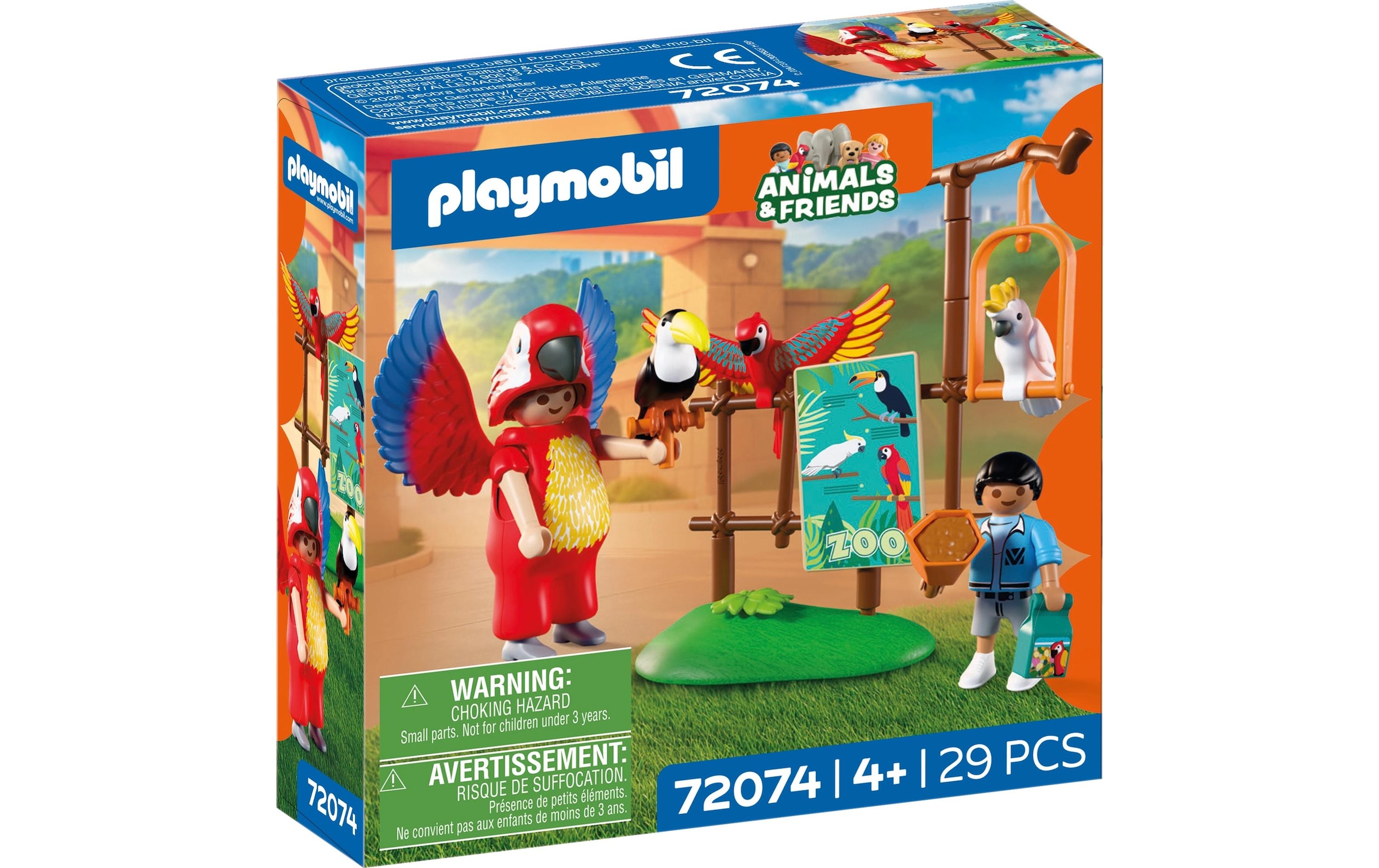 Playmobil® Konstruktions-Spielset »Zoo: Maskottchen (72074), Animals & Friends«