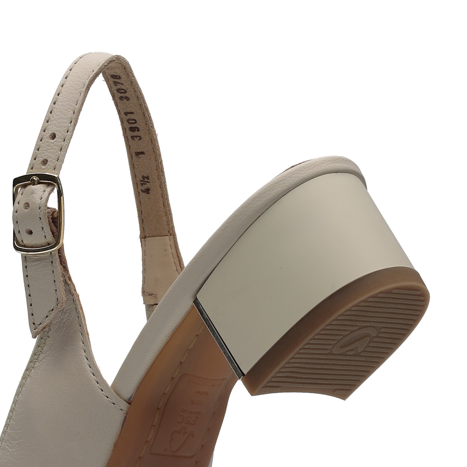 Ara Pompes à sling »NIZZA«  Talons blocs, chaussures de fête, chaussures de soirée, garniture contrastée