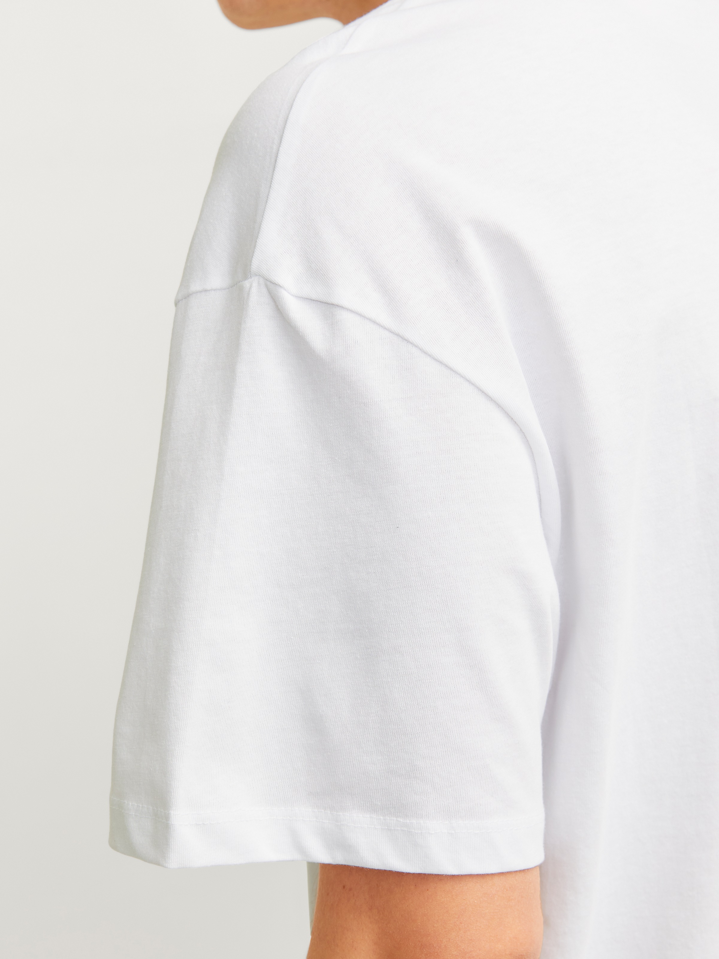 Jack & Jones Shirt à col rond »JJEBRADLEY TEE SS O-NECK 2PK MP NOOS« Paquet, 2 cuis coton, coupe décontractée