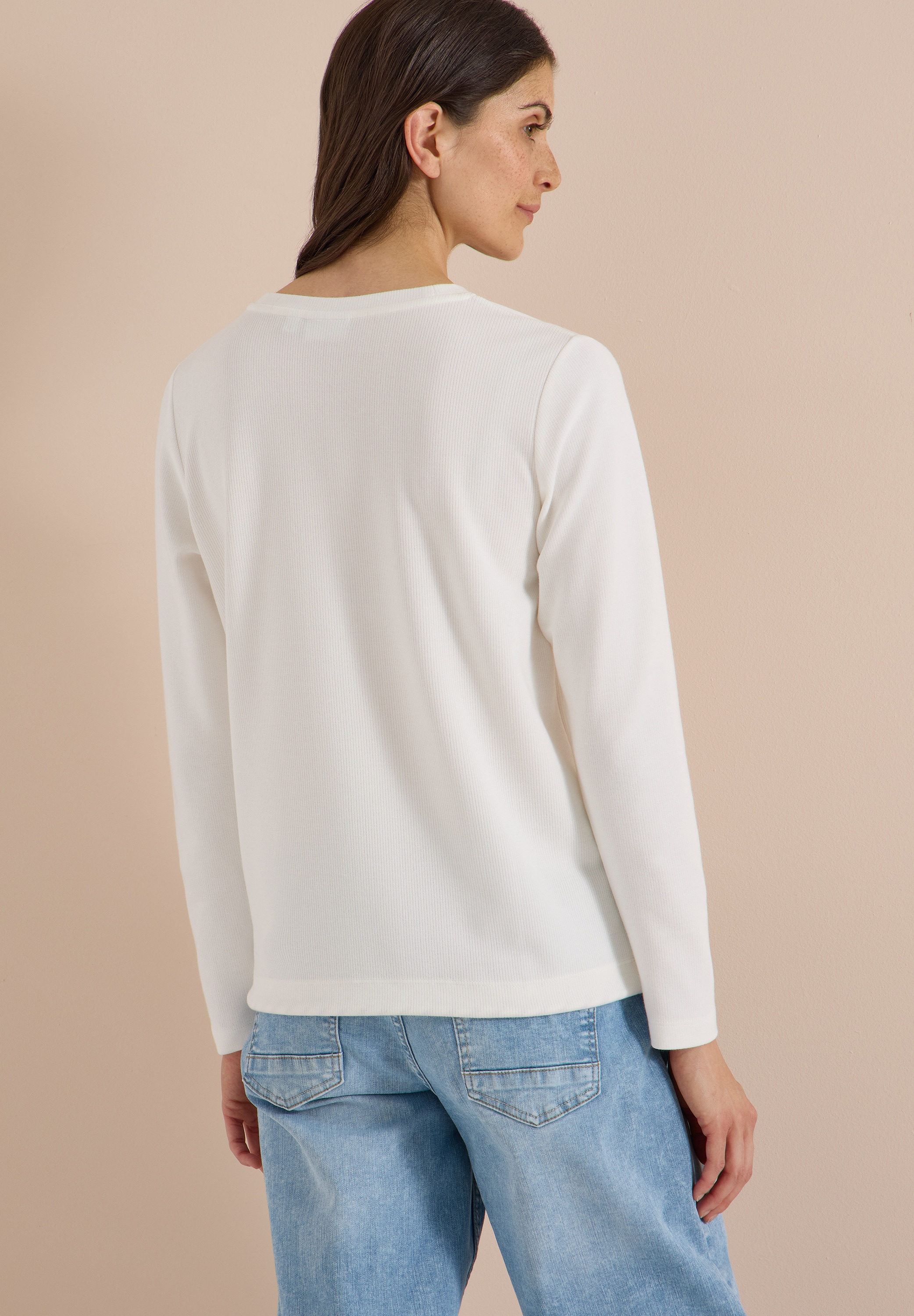 Cecil Langarmshirt mit Rundhals und Tunnelzug