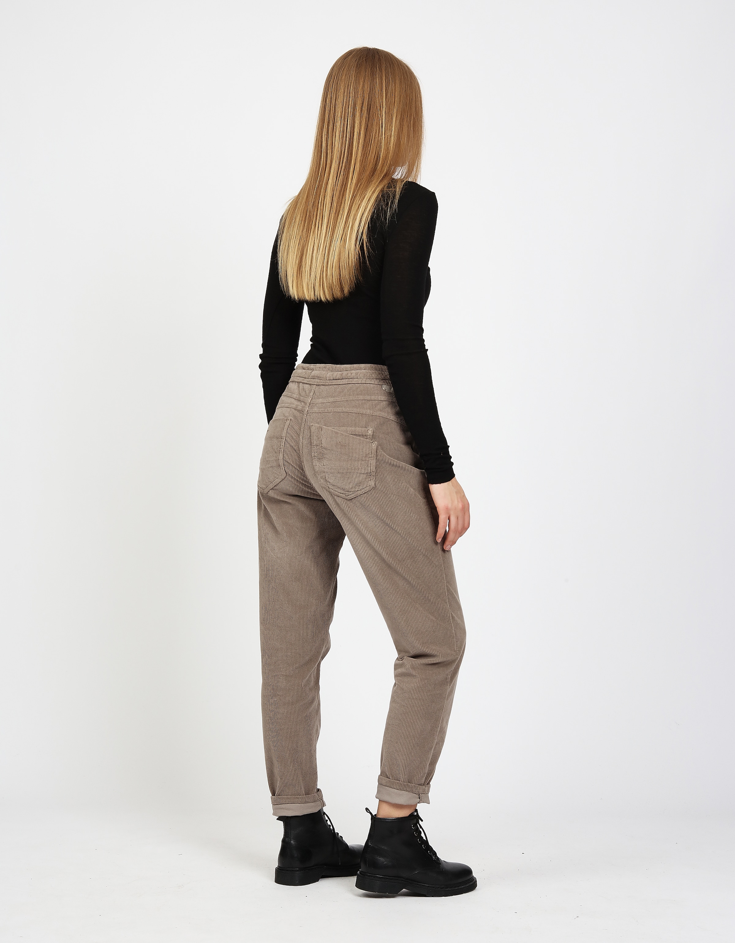 GANG Cordhose »94AMELIE JOGGER«  mit Tunnelzug am Bund