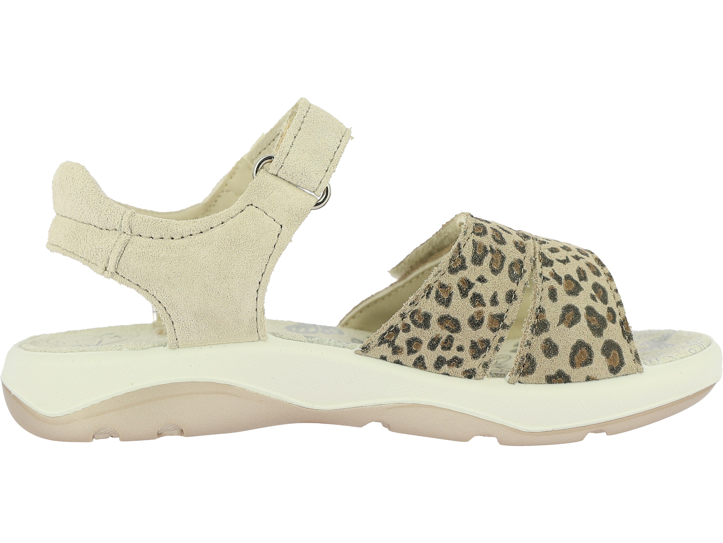 Lurchi Sandale »Fiori«  Chaussure à velcro avec motif léopard, gabarit de taille à télécharger