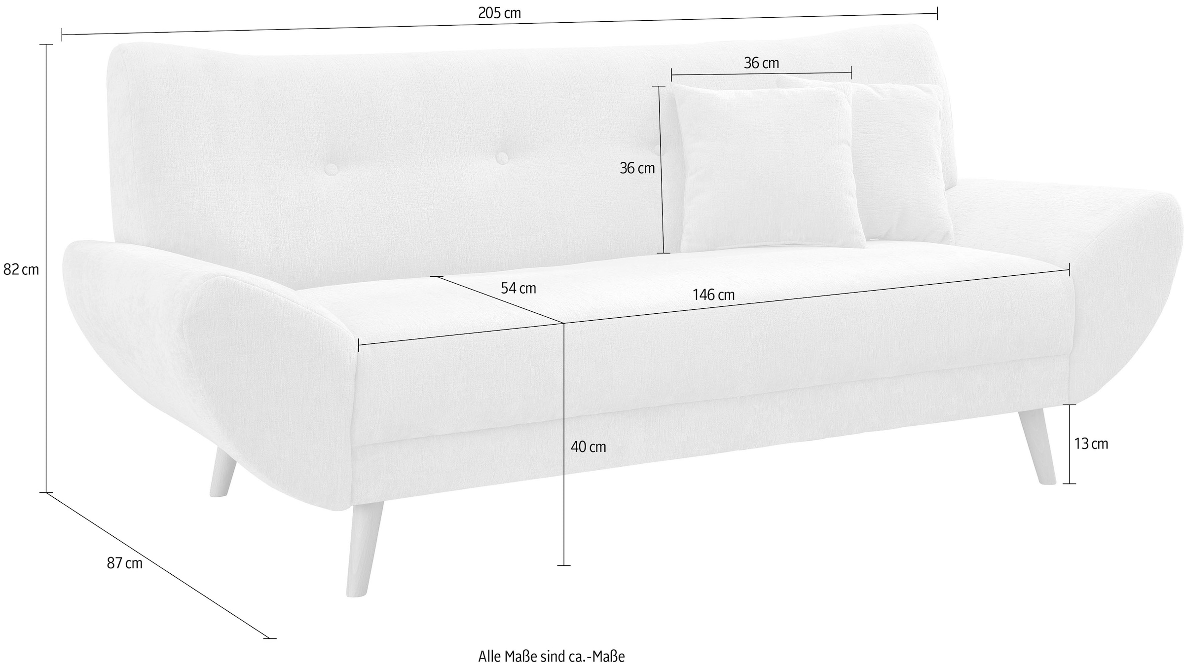 Home affaire 3-Sitzer »Basta«
