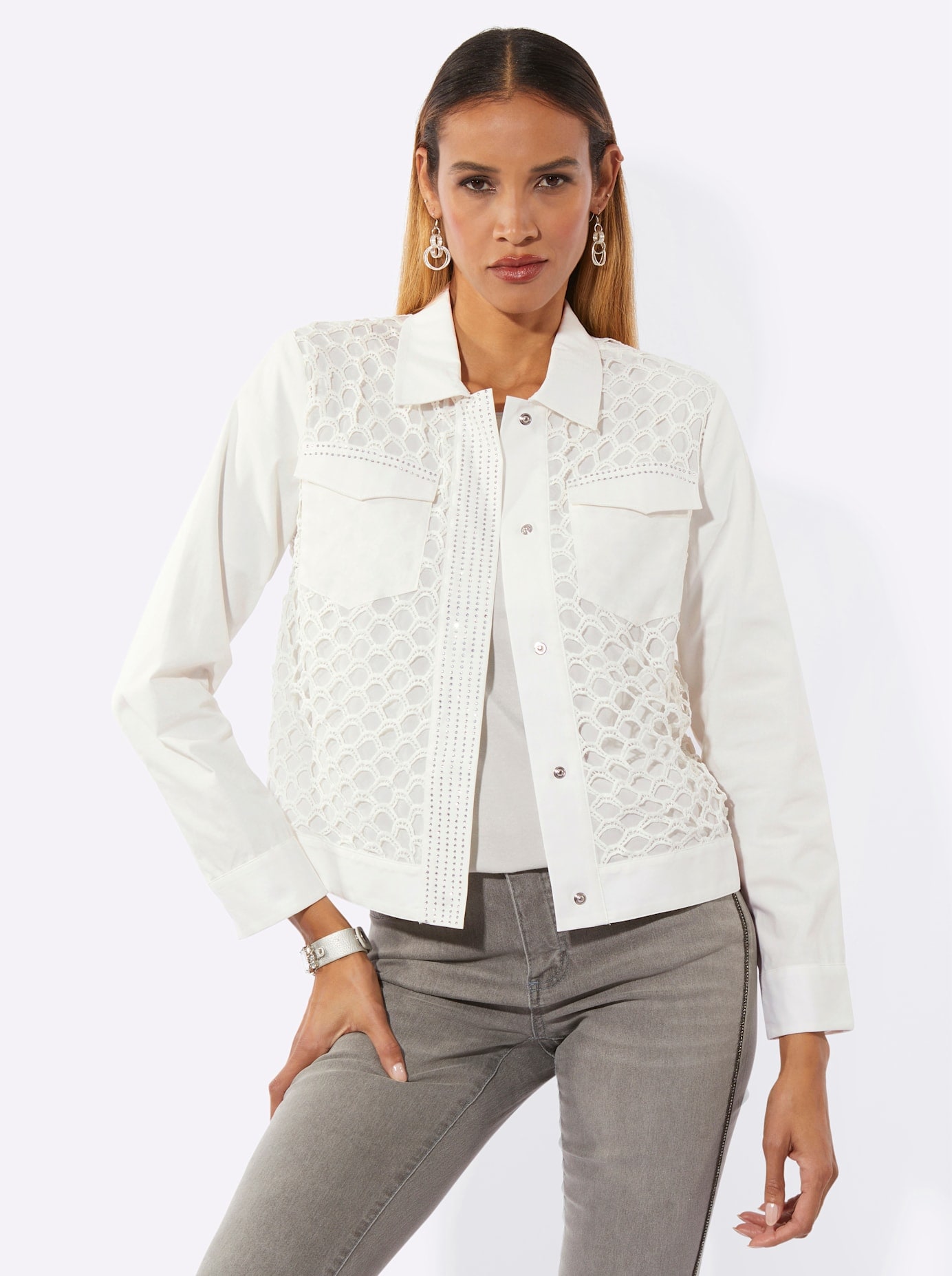 creation L Jackenblazer »Spitzen-Jacke«