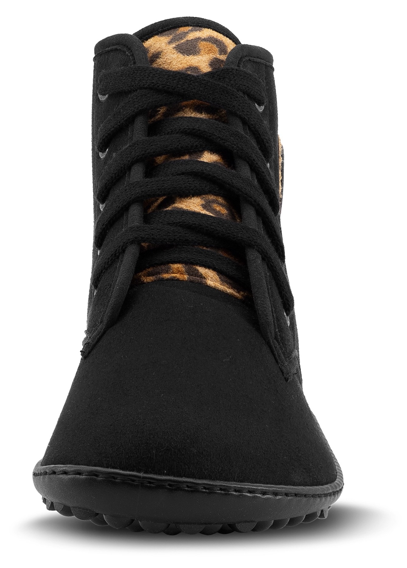 Leguano Barfussschuh »CHESTER«  , Schnürboots, Sneaker mit Leomuster an der Schuhzunge