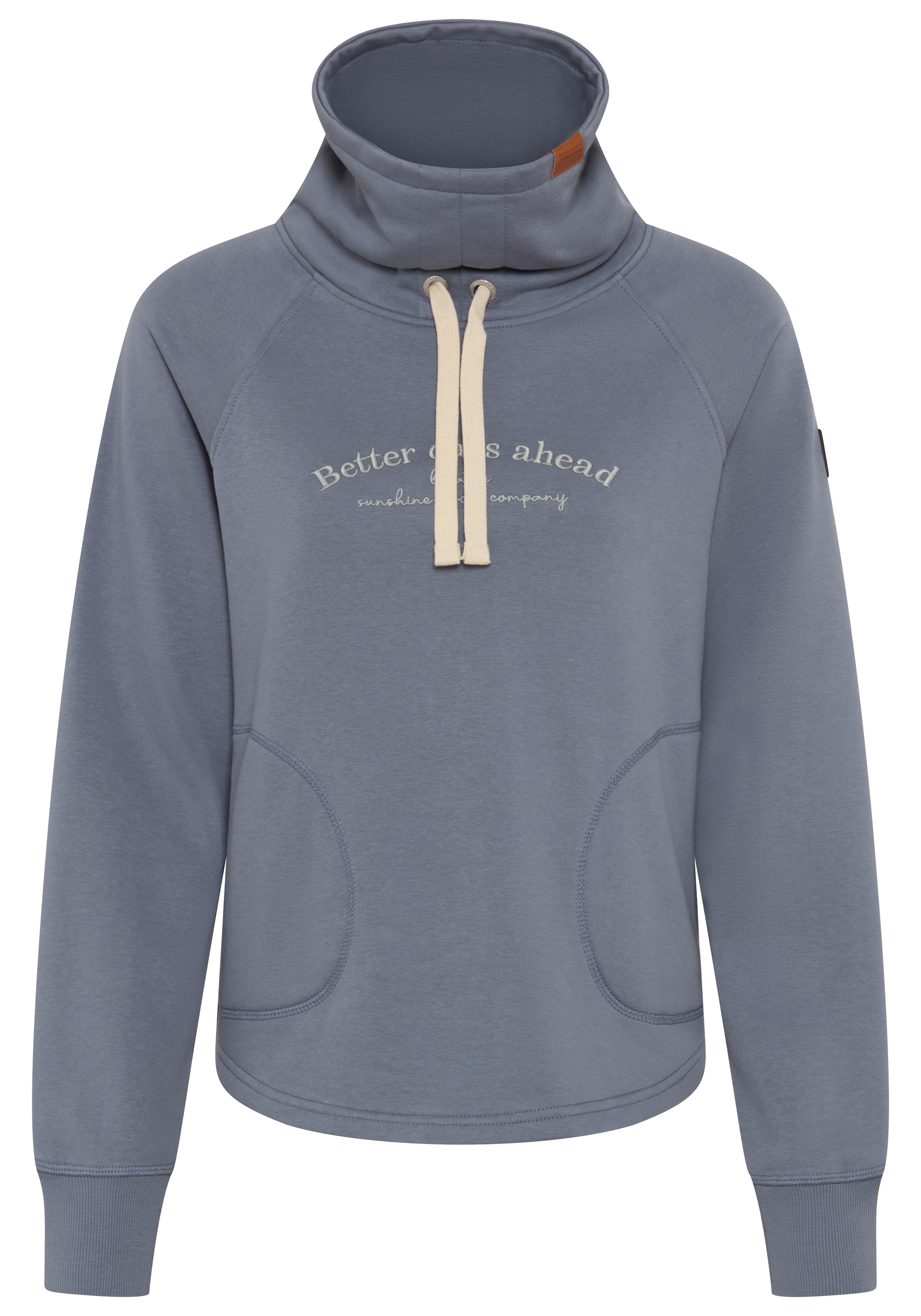 KangaROOS Sweatshirt , mit hohem Schalkragen, hüftlange Form, Langarm, auch in grossen Grössen
