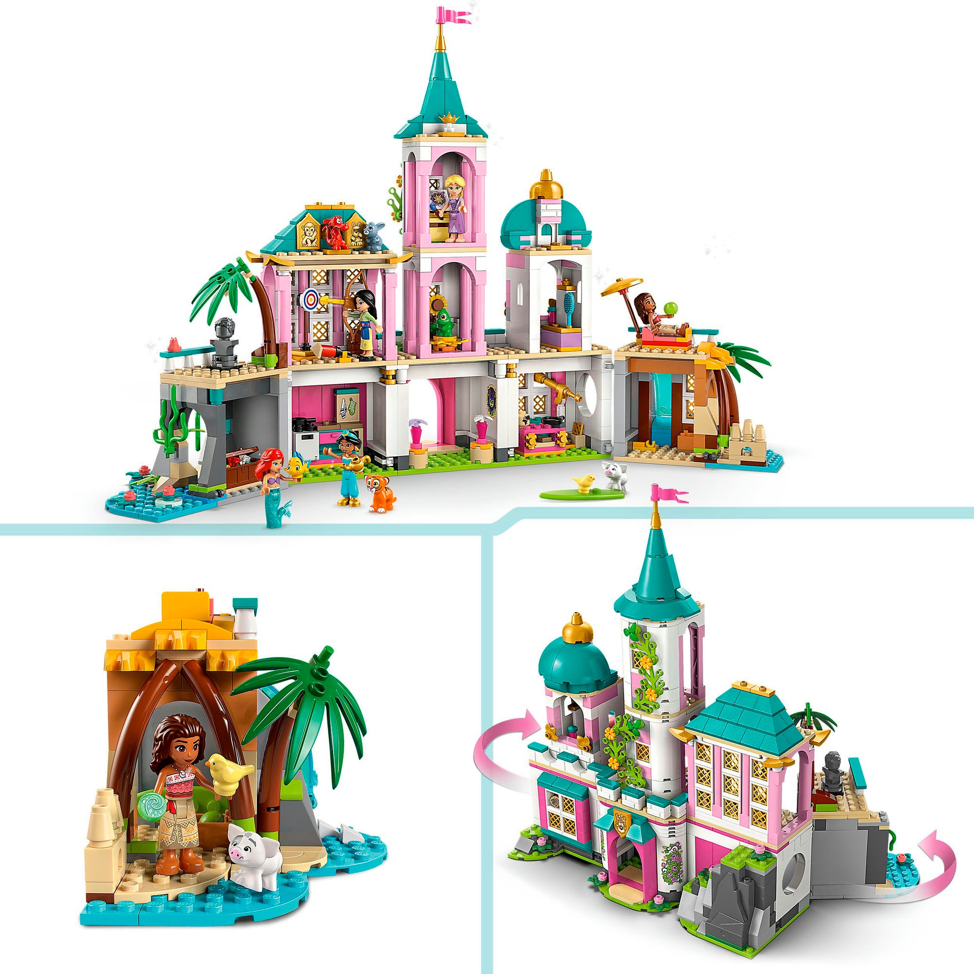 LEGO® Pions de construction »Prinzessinnenschloss mit Haustieren (43267), LEGO Disney Princess« Made in Europe