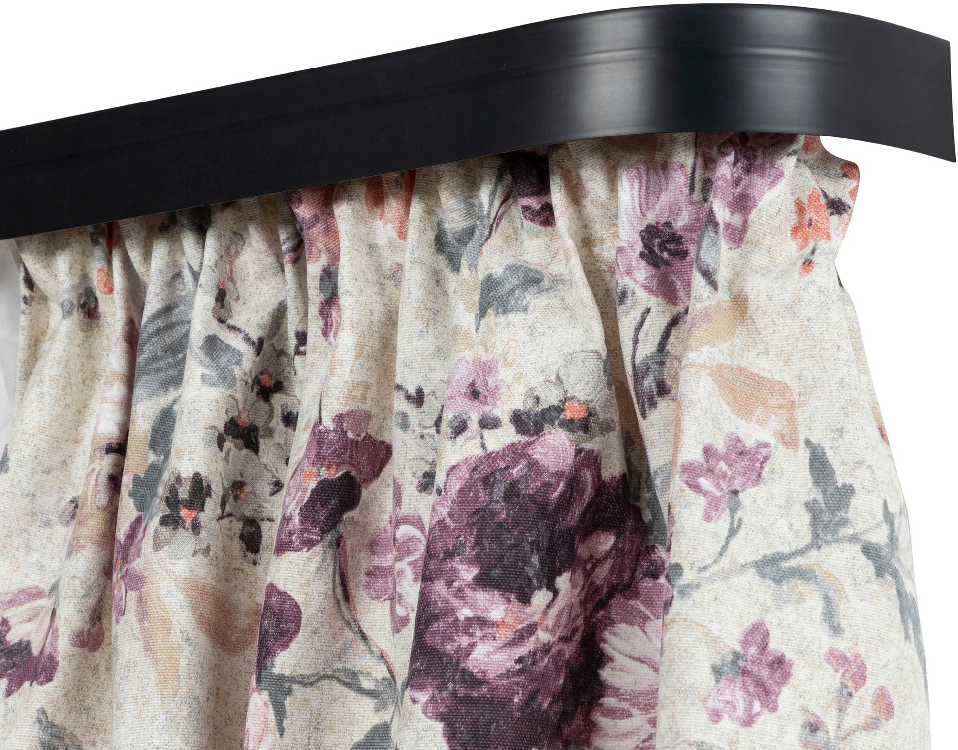 SN DECO GROUP Vorhangschiene »SH3« 3 läufig-läufig Fixmass Set 3-läufig, inkl. Rundbögen, Blende 7,5 cm, vorgebohrt, Innenlauf