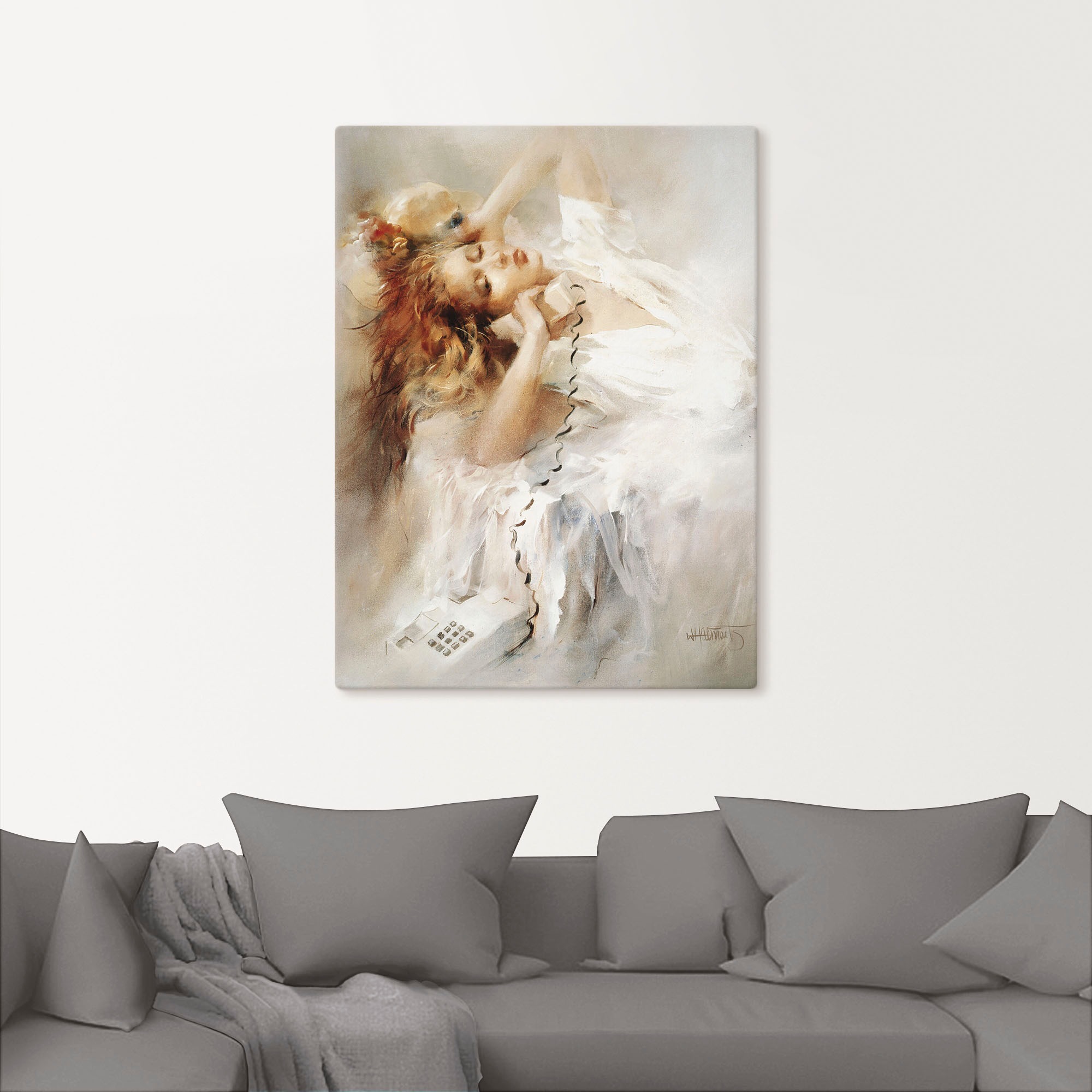 Artland Tableau sur toile »Hoffnungsvoll« 1 cuis tlg. auf Holzrahmen gespannt