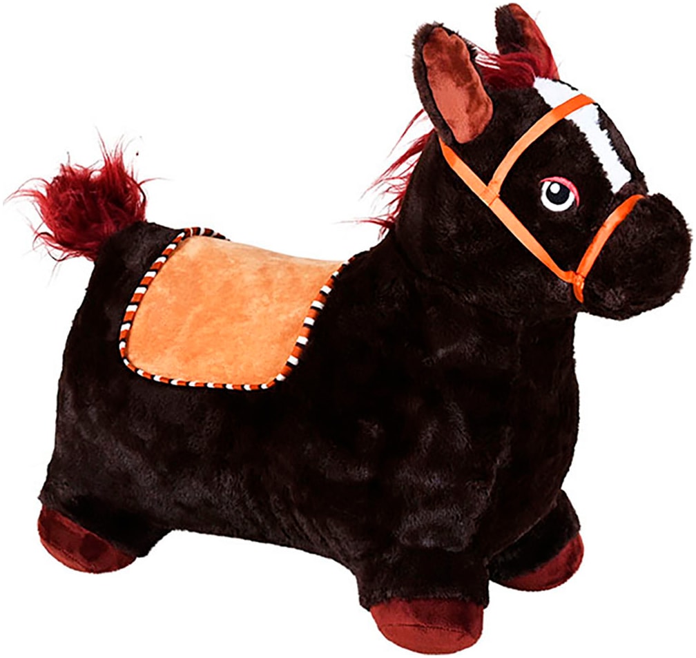 Knorrtoys® Animal gonflable »Pferd braun« inkl. Luftpumpe, mit Kuschelbezug