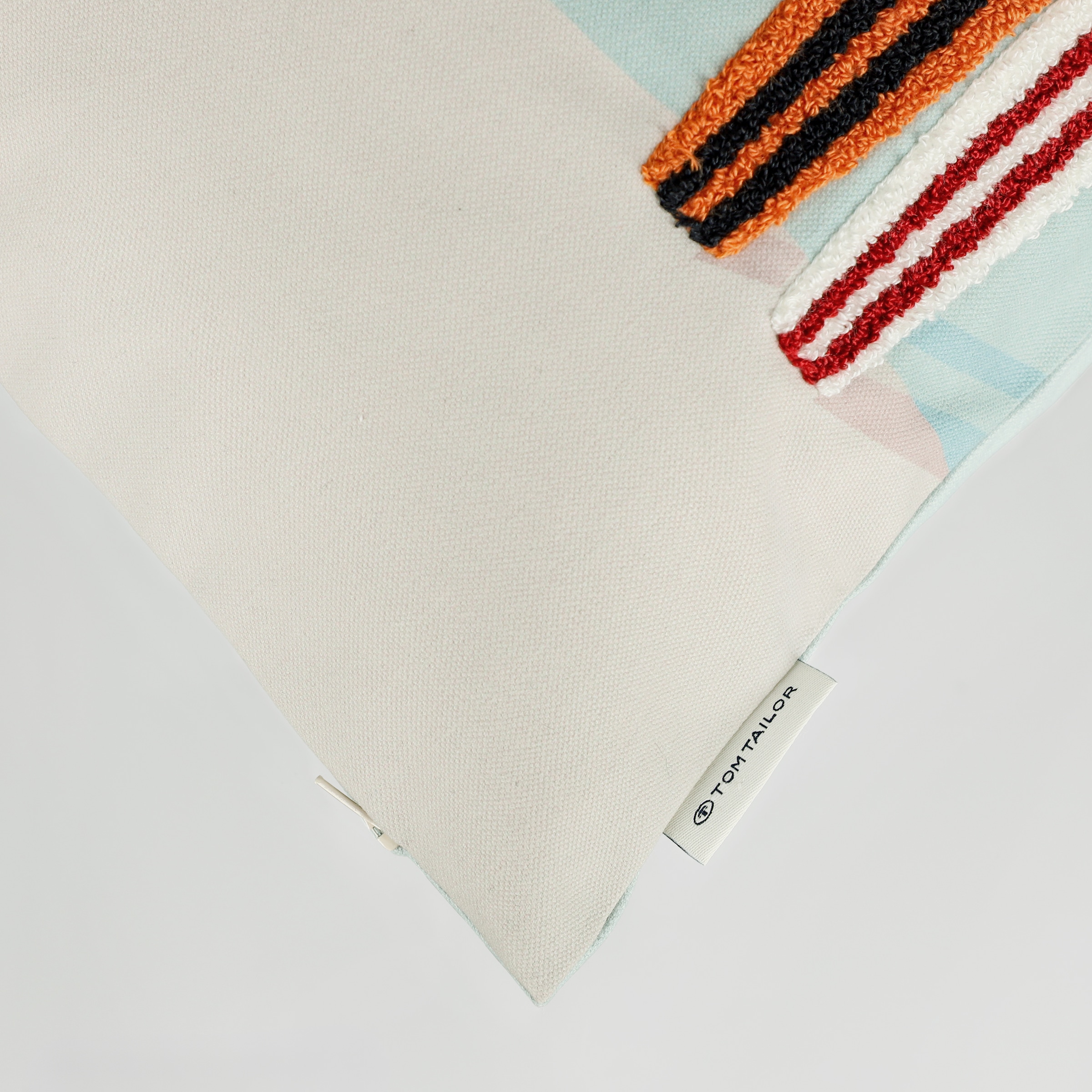 TOM TAILOR HOME Kissenbezug »Surf« maritimes Dessin