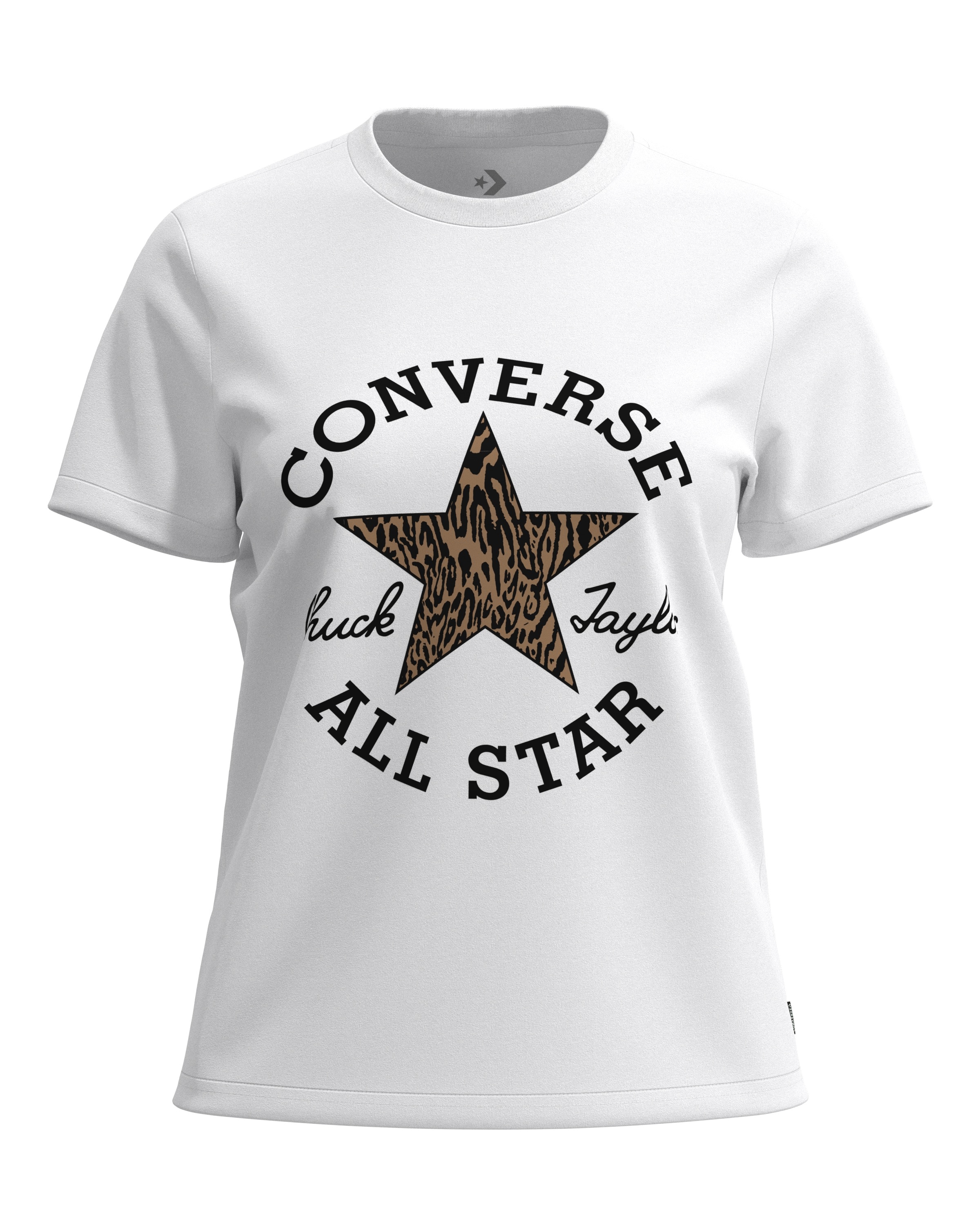 Converse T-Shirt »ANIMAL PRINT INFILL TEE« Kurzarmdesign, aus Baumwolle, in den Grössen XS bis XXL