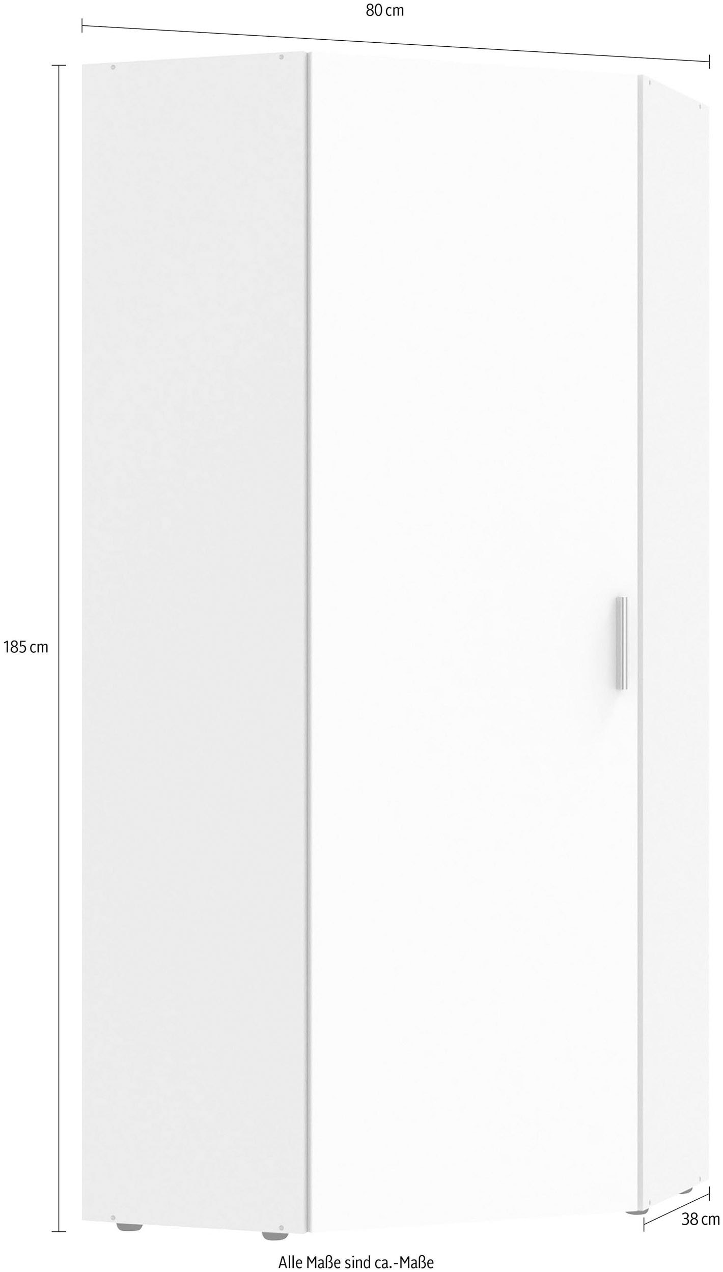 Wimex Armoire d'angle »Münster Ecklösung« Mehrzweckschrank  mit 5 Einlegeböden