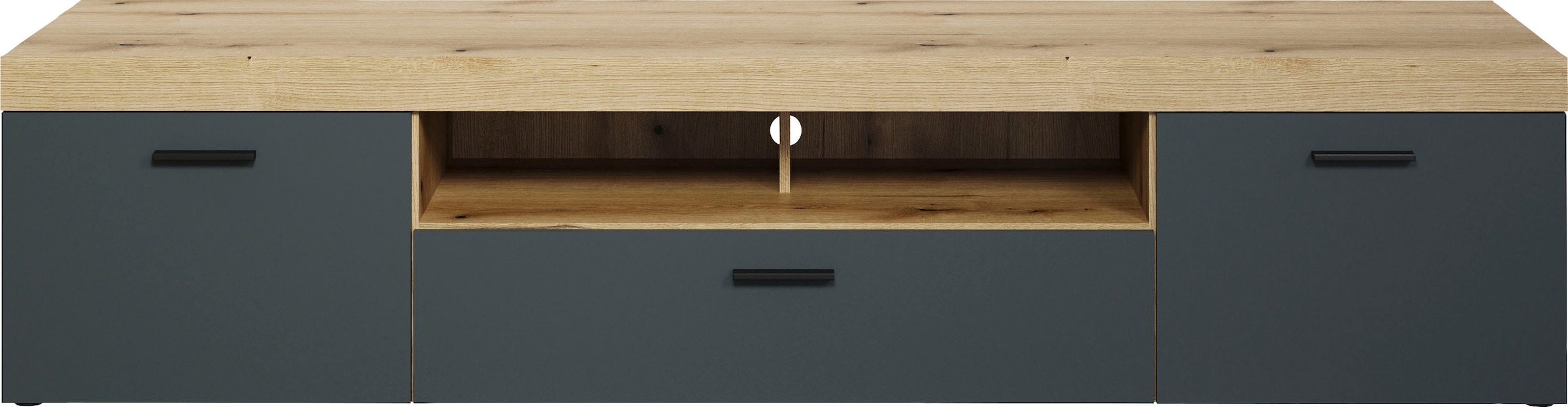 Home affaire Table basse »Tyler TV-Kommode« Paquet, 1 cuis tlg. meuble TV bas, applications en bois de bout, largeur 230 cm