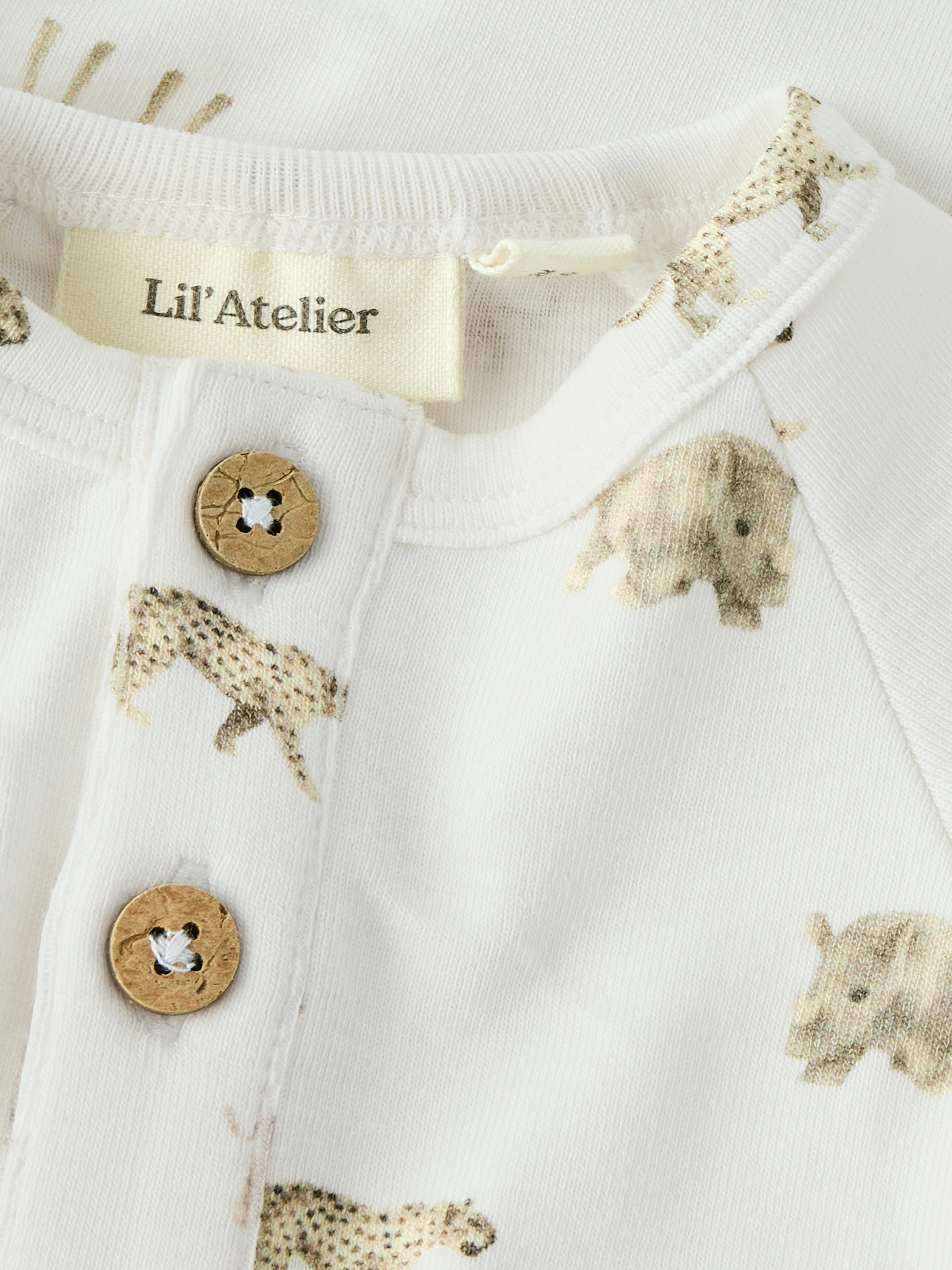 Lil' Atelier Langarmbody »NBMGAYO ELM LS SLIM BODY LIL NOOS« Baumwollmischung