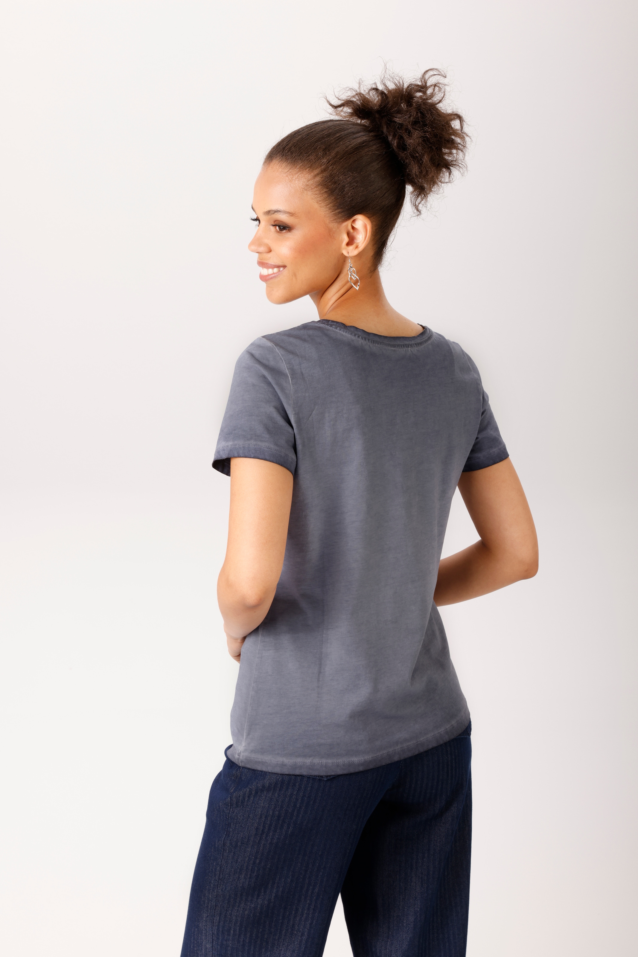 Aniston CASUAL T-shirt avec inscription expressive - NOUVELLE COLLECTION