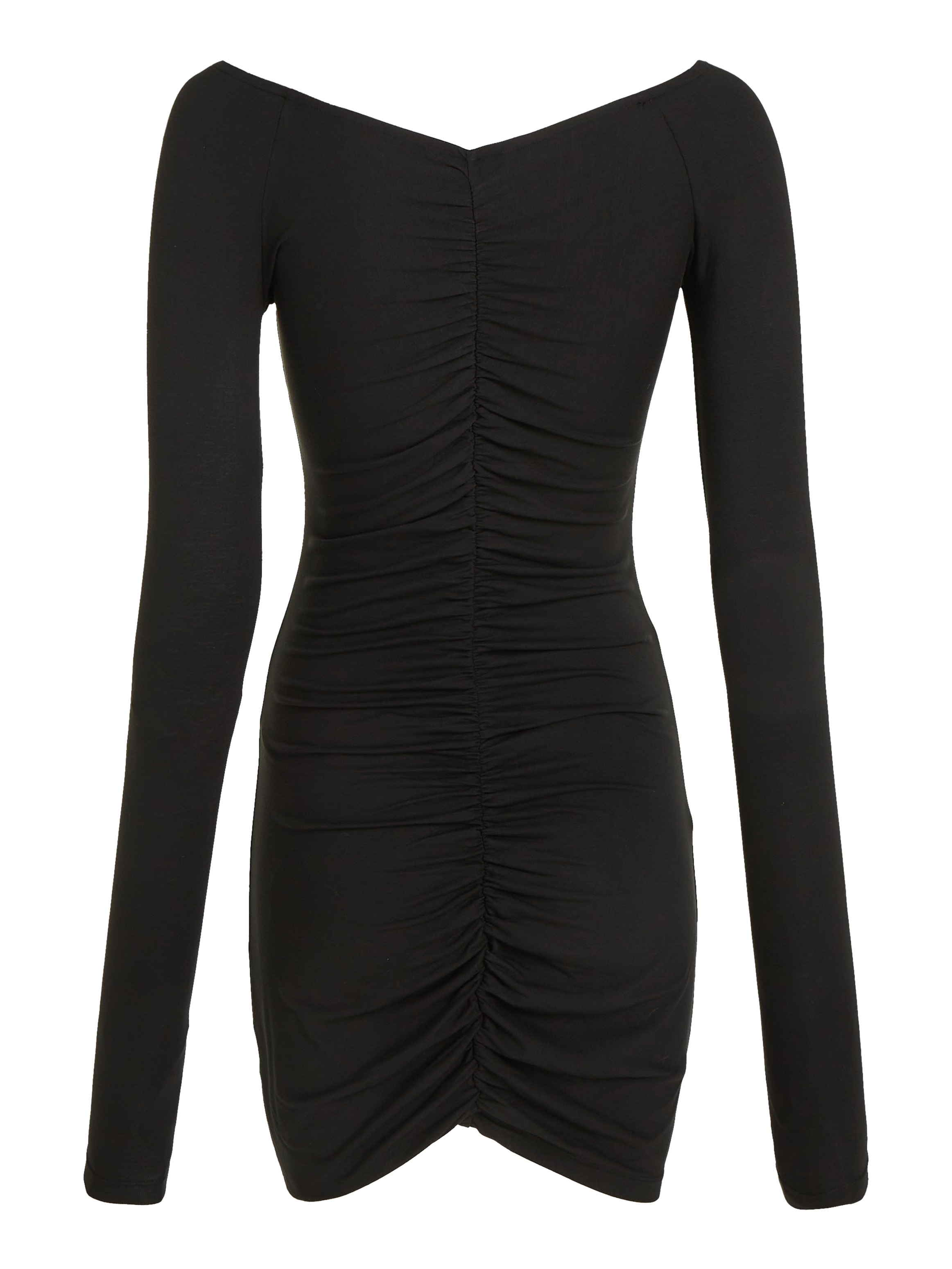 Tommy Jeans Robe en jersey »TJW OFF SHOULDER GATHER BODYCON« mit Tommy Jeans Flagge