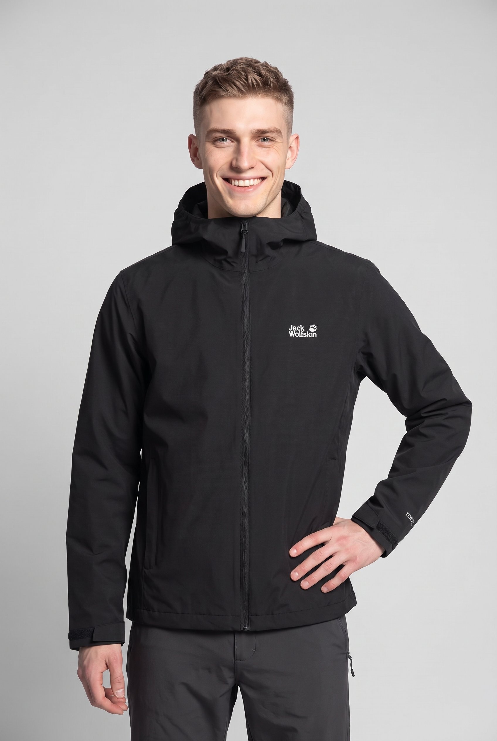 Jack Wolfskin Regenjacke »OUTROVERT 2L JKT M« mit Kapuze mit Kapuze, atmungsaktiv, wasserdicht
