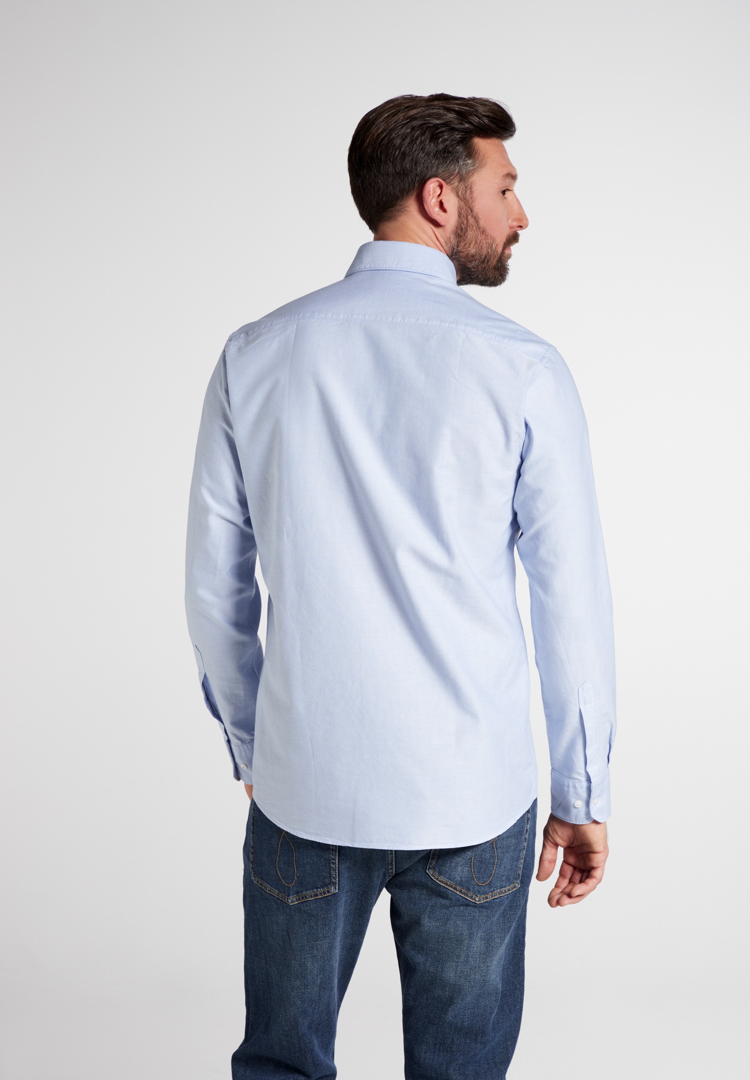 Eterna Langarmhemd »REGULAR FIT« EASY IRON (bügelleicht)