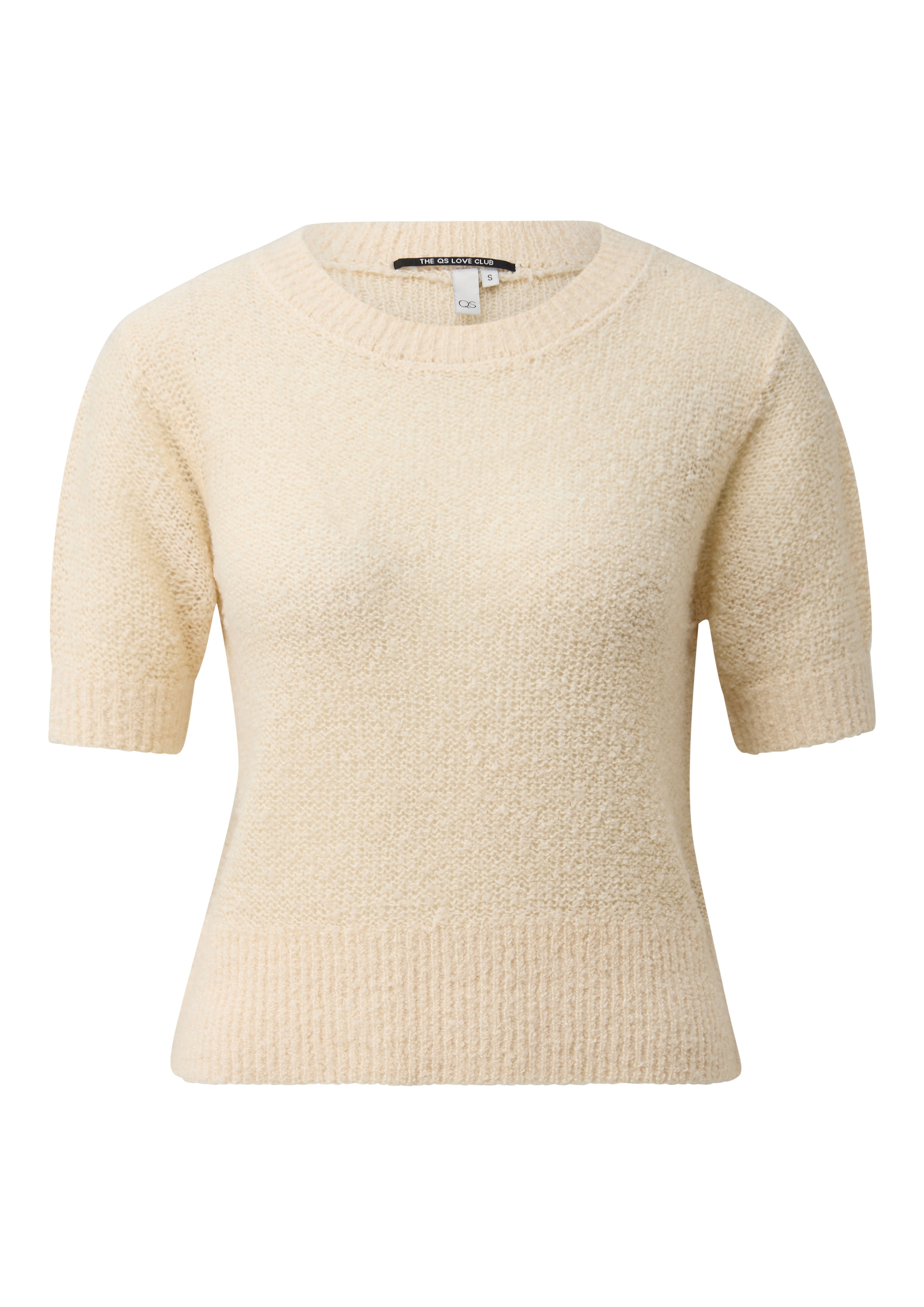QS Strickpullover Halbarm-Strickpullover