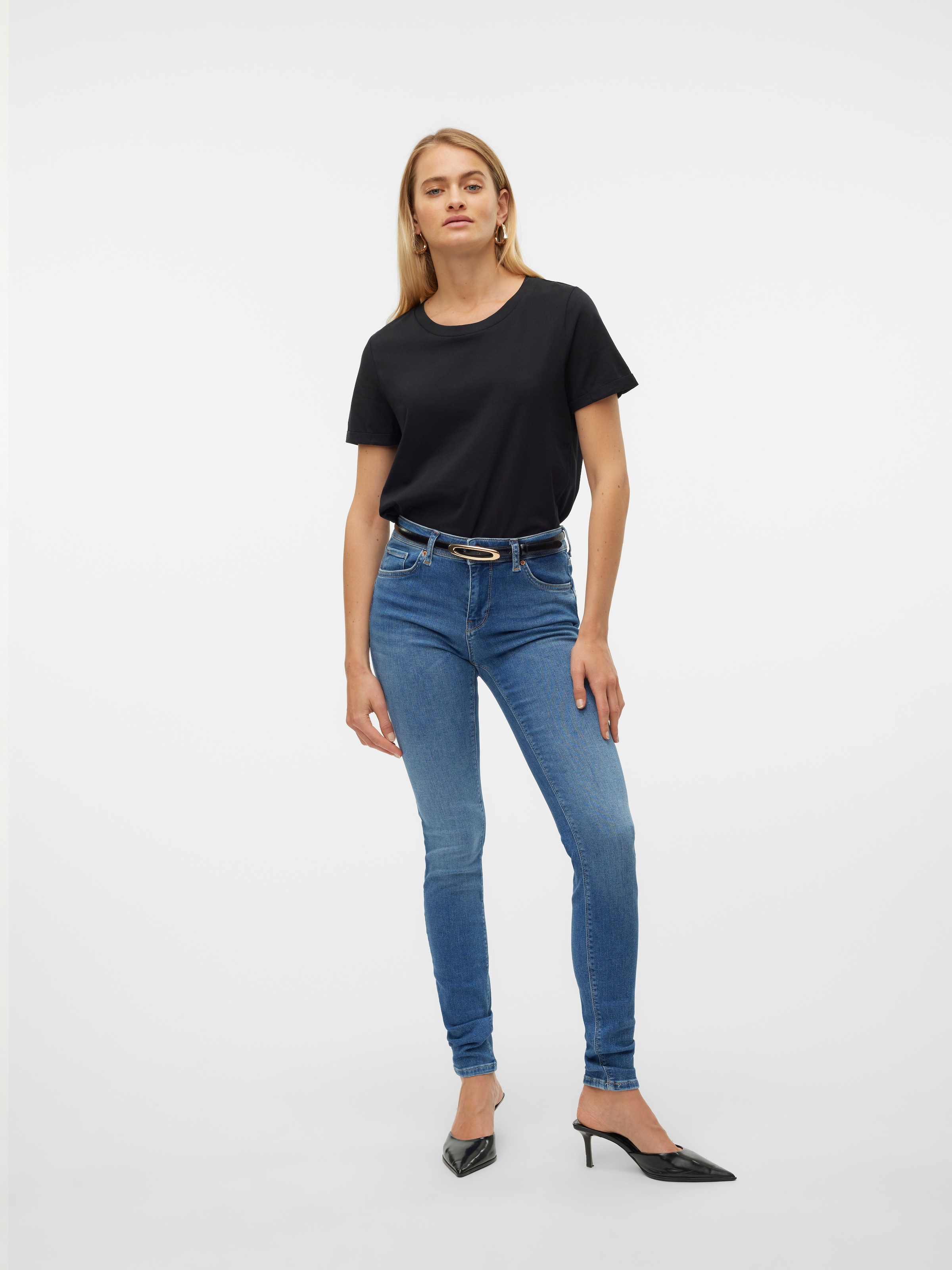 Vero Moda Rundhalsshirt »VMPAULA«