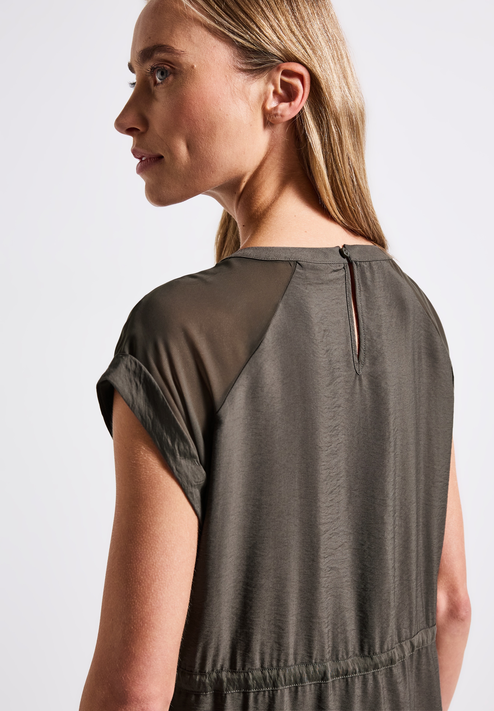 STREET ONE Robe t-shirt mit Mesh-Details