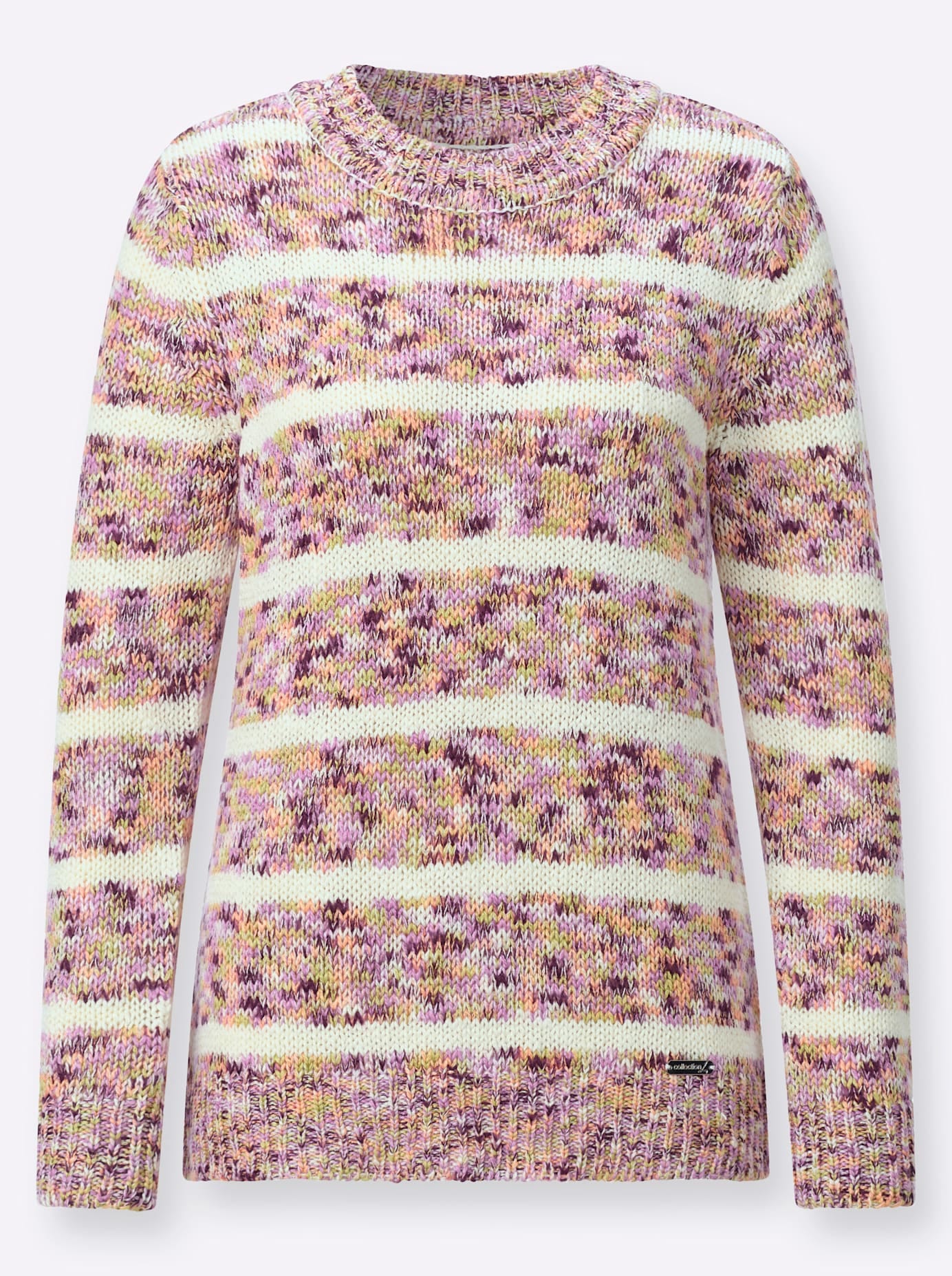 Casual Looks Pull à col rond »Rundhals-Pullover«